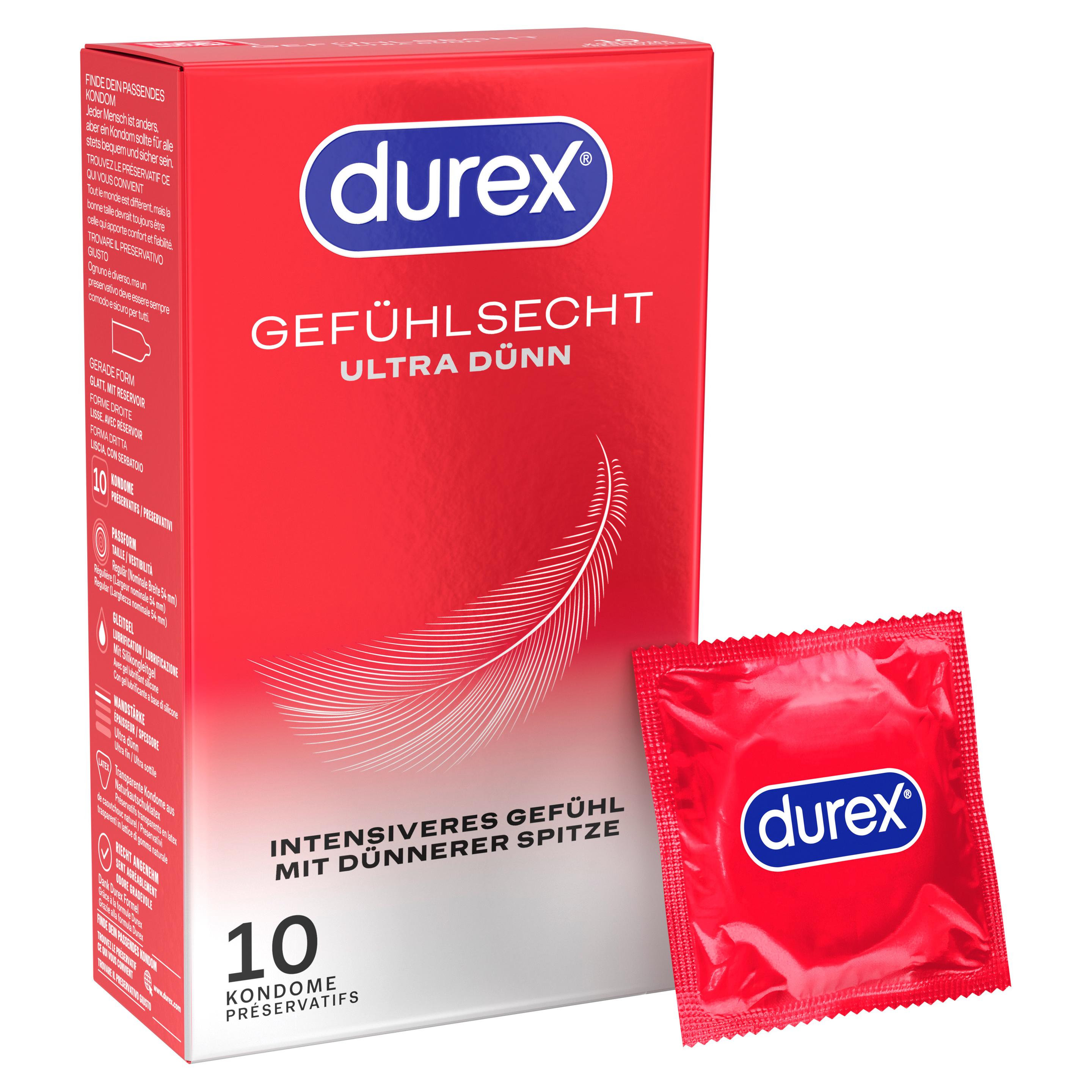 Produktbild Durex Gefühlsecht Ultra Kondome 10er Packung 4 von 20