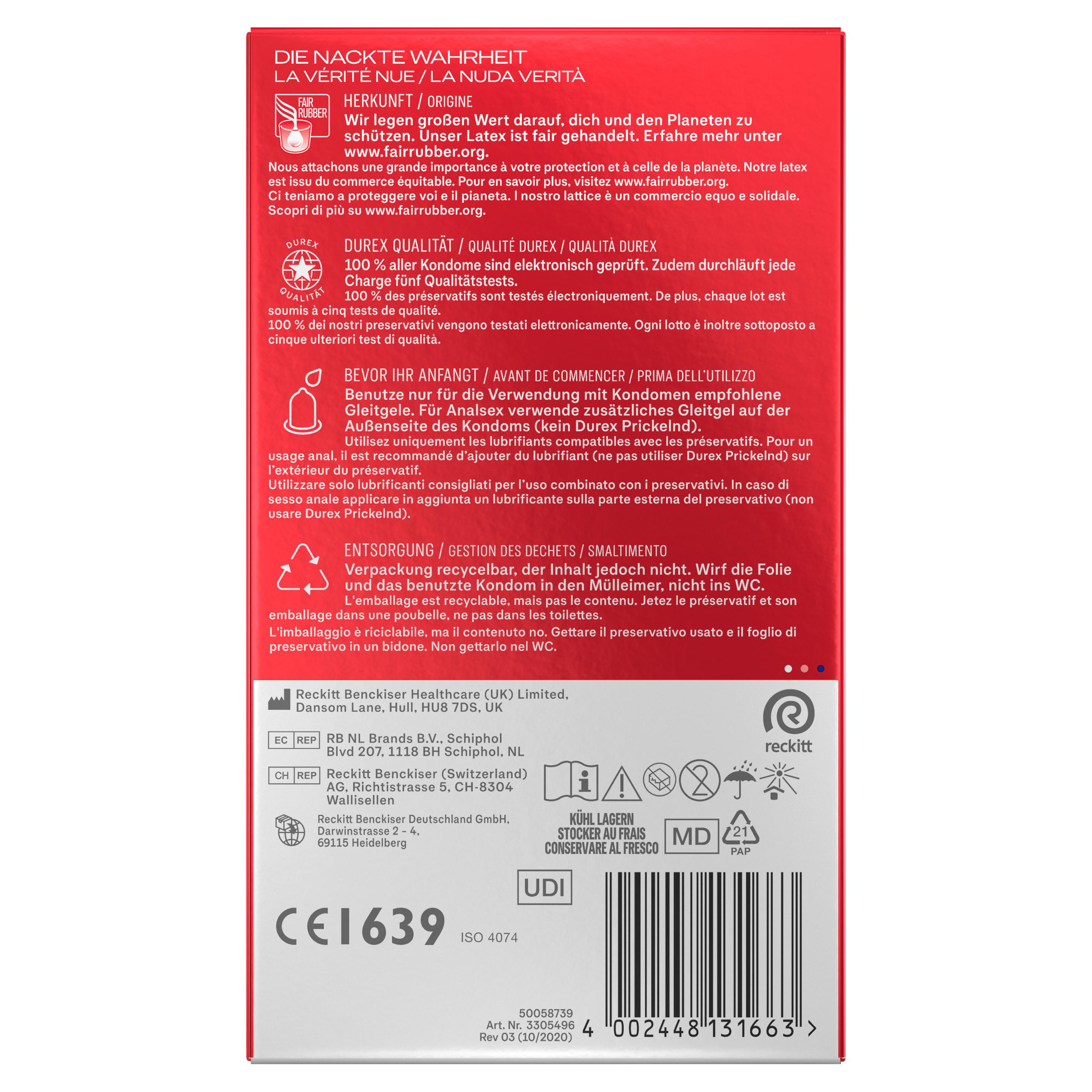 Produktbild Durex Gefühlsecht Ultra Kondome 10er Packung 3 von 20