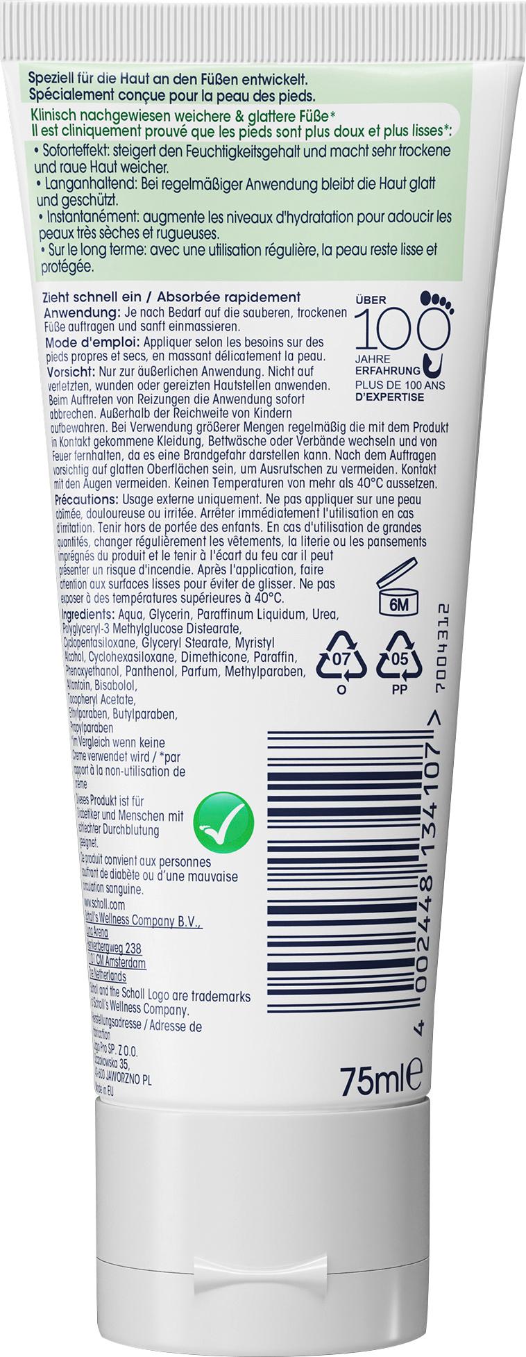 Produktbild Scholl EC Reichhaltige Fuß- und Nagelcreme 2 von 2