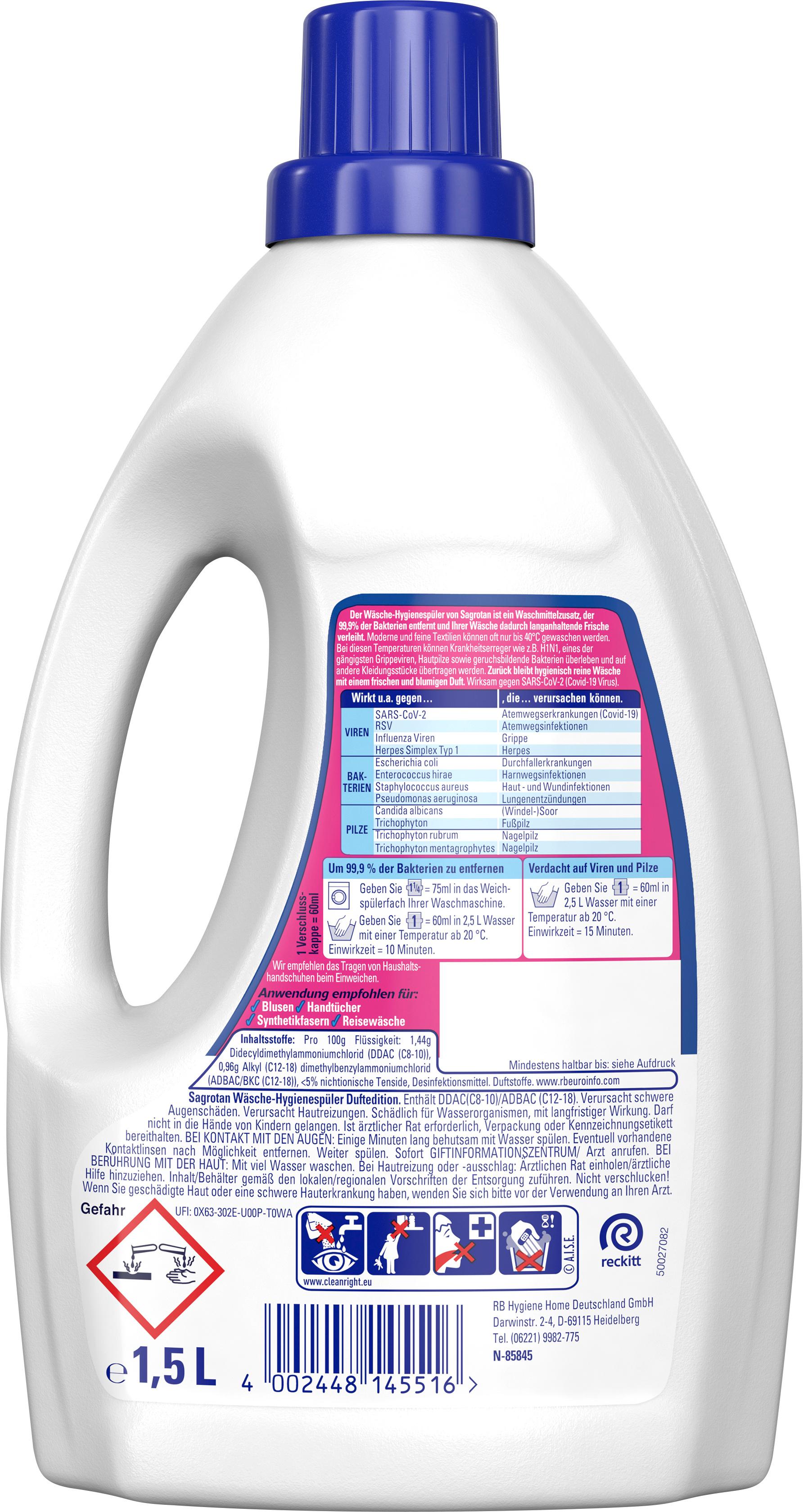 Produktbild Sagrotan Wäsche-Hygienespüler Duftedition 2 von 2