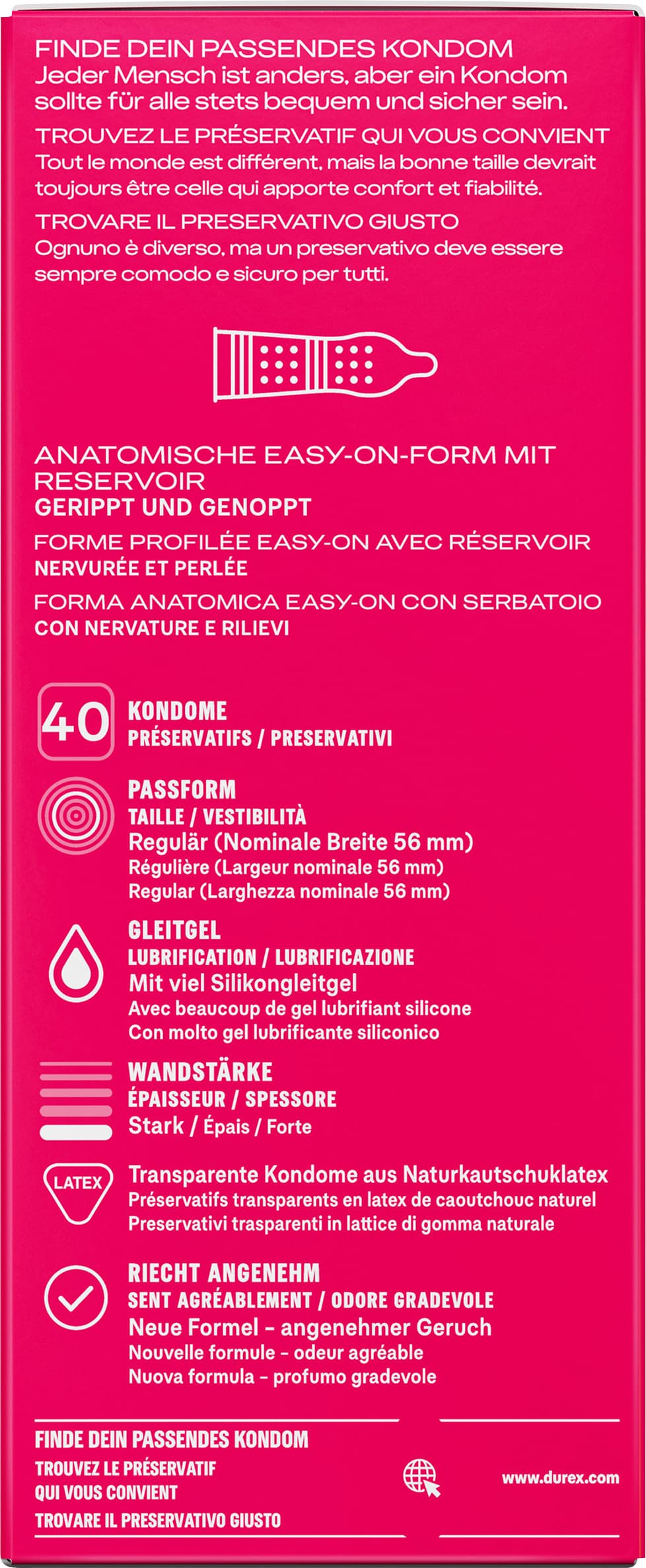 Produktbild Durex Kondome Pleasure Me 7 von 11