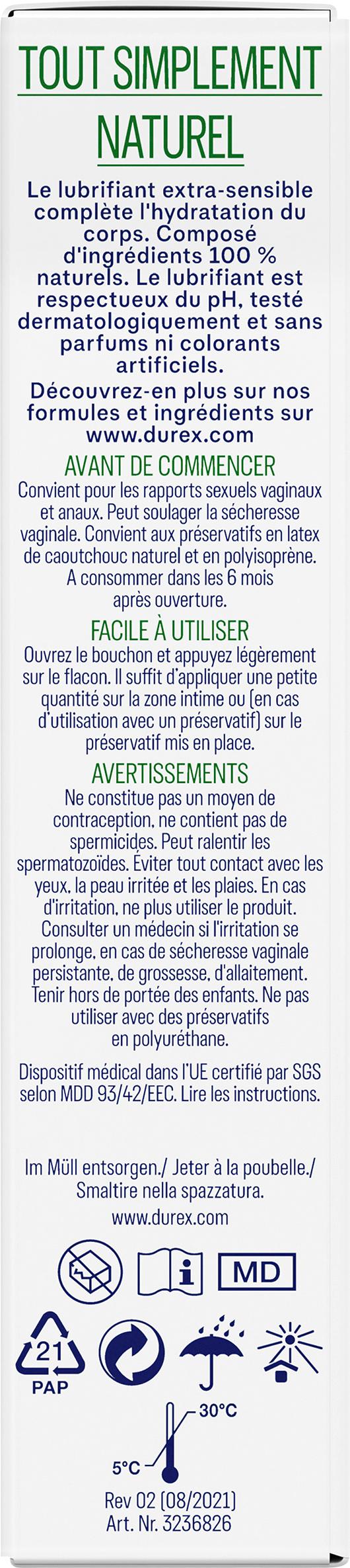 Produktbild Durex Gleitgel Natural Extra Sensitive 11 von 14