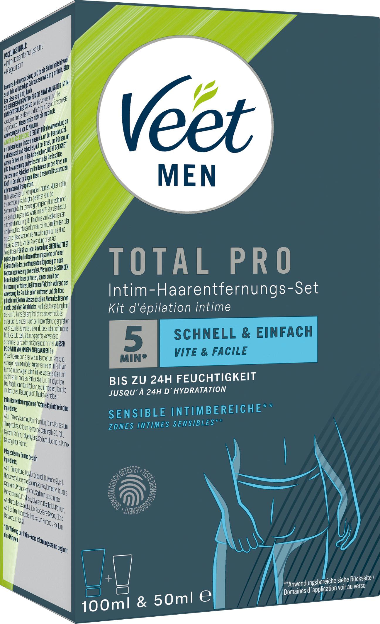 Produktbild Veet Men Total Pro Intim-Haarentfernungs-Set 4 von 7