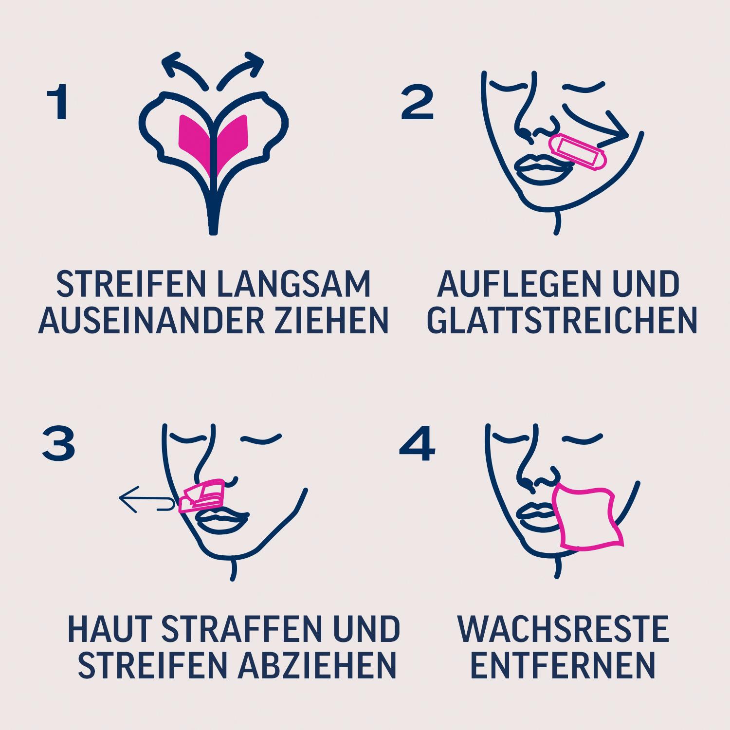 Produktbild Veet Expert Kaltwachsstreifen Gesicht 4 von 9