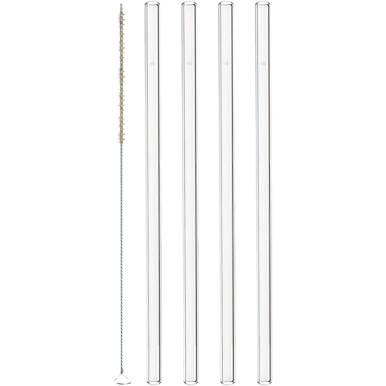 LEONARDO Glastrinkhalme 20cm