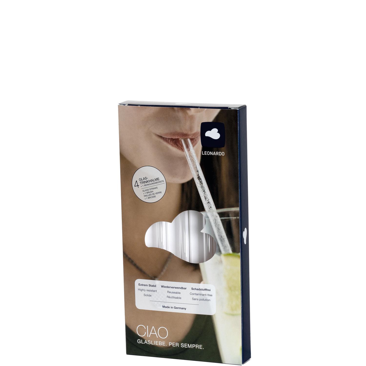 Produktbild LEONARDO Glastrinkhalme 20cm 2 von 3