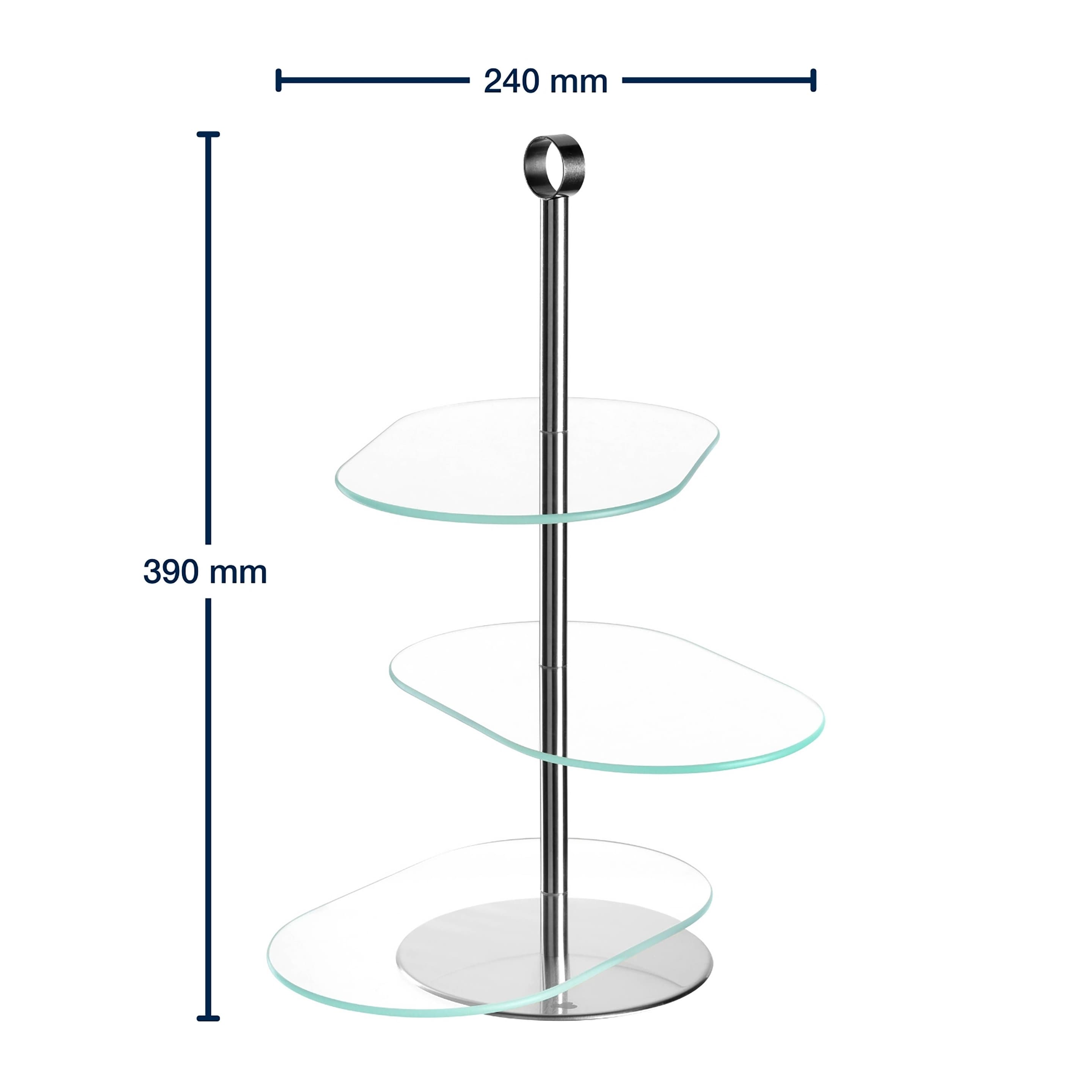 Produktbild LEONARDO Etagere Cena asymetrisch 3-tlg. 2 von 2