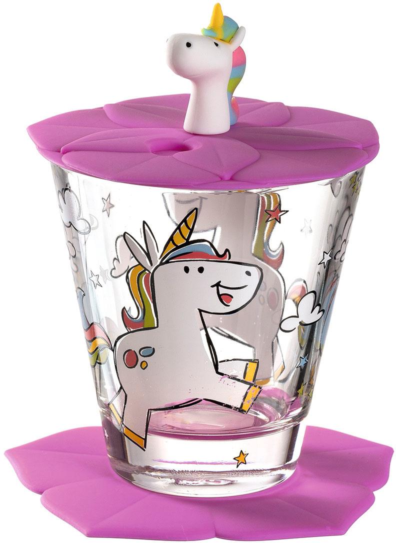 LEONARDO Kindertrinkset Bambini Einhorn 3-teilig