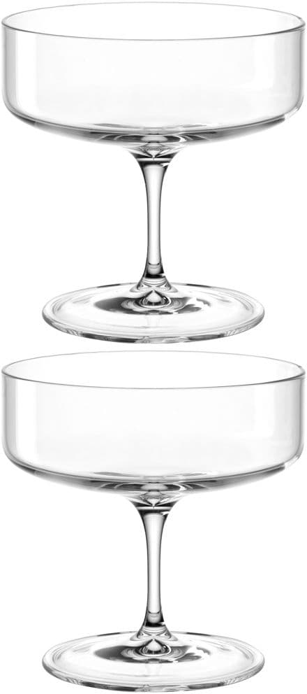 LEONARDO Schale auf Fuß Basso 320ml 2er Set