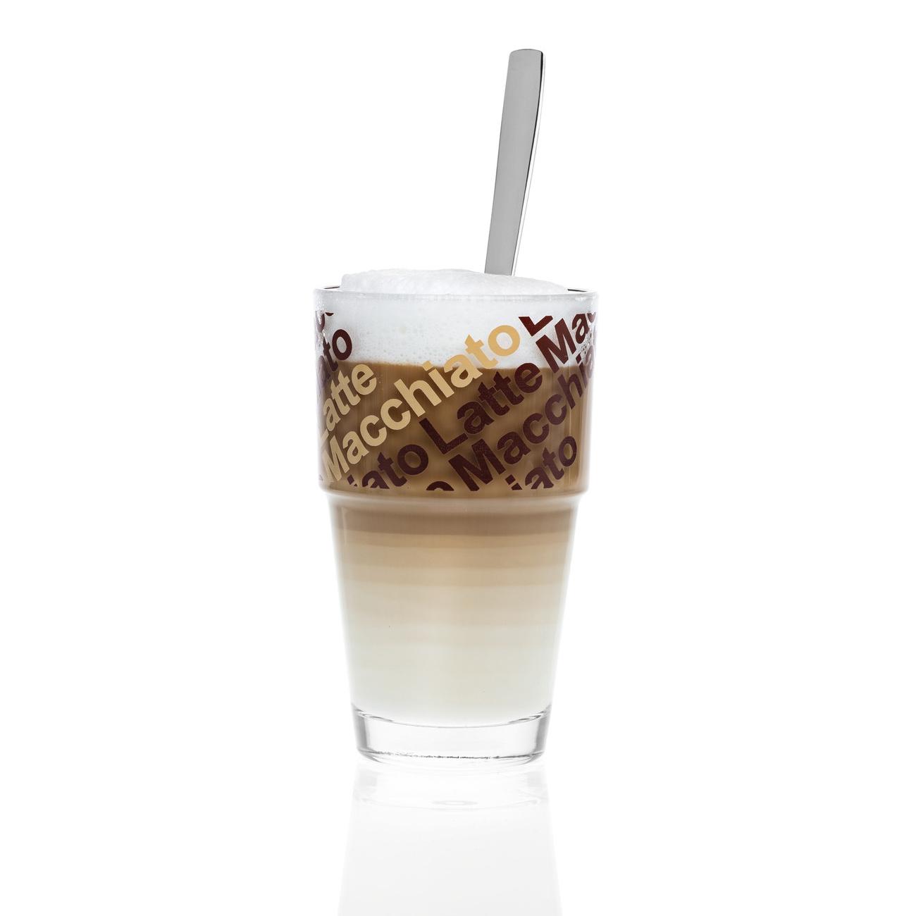 Produktbild LEONARDO Café Latte Solo mit Löffeln Set 4-tlg 2 von 2
