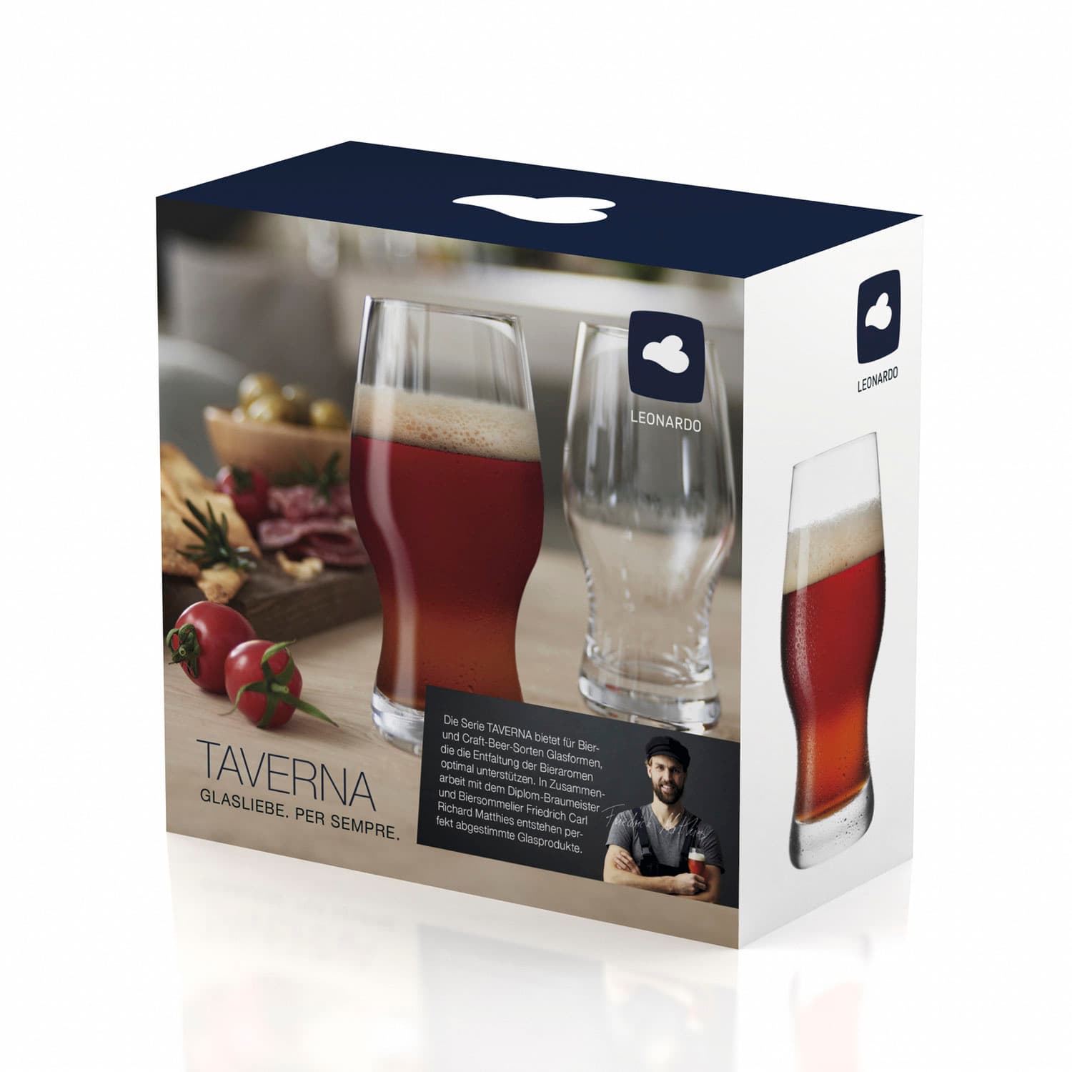 Produktbild LEONARDO Bierbecher Taverna 2er-Set, 330ml 2 von 2