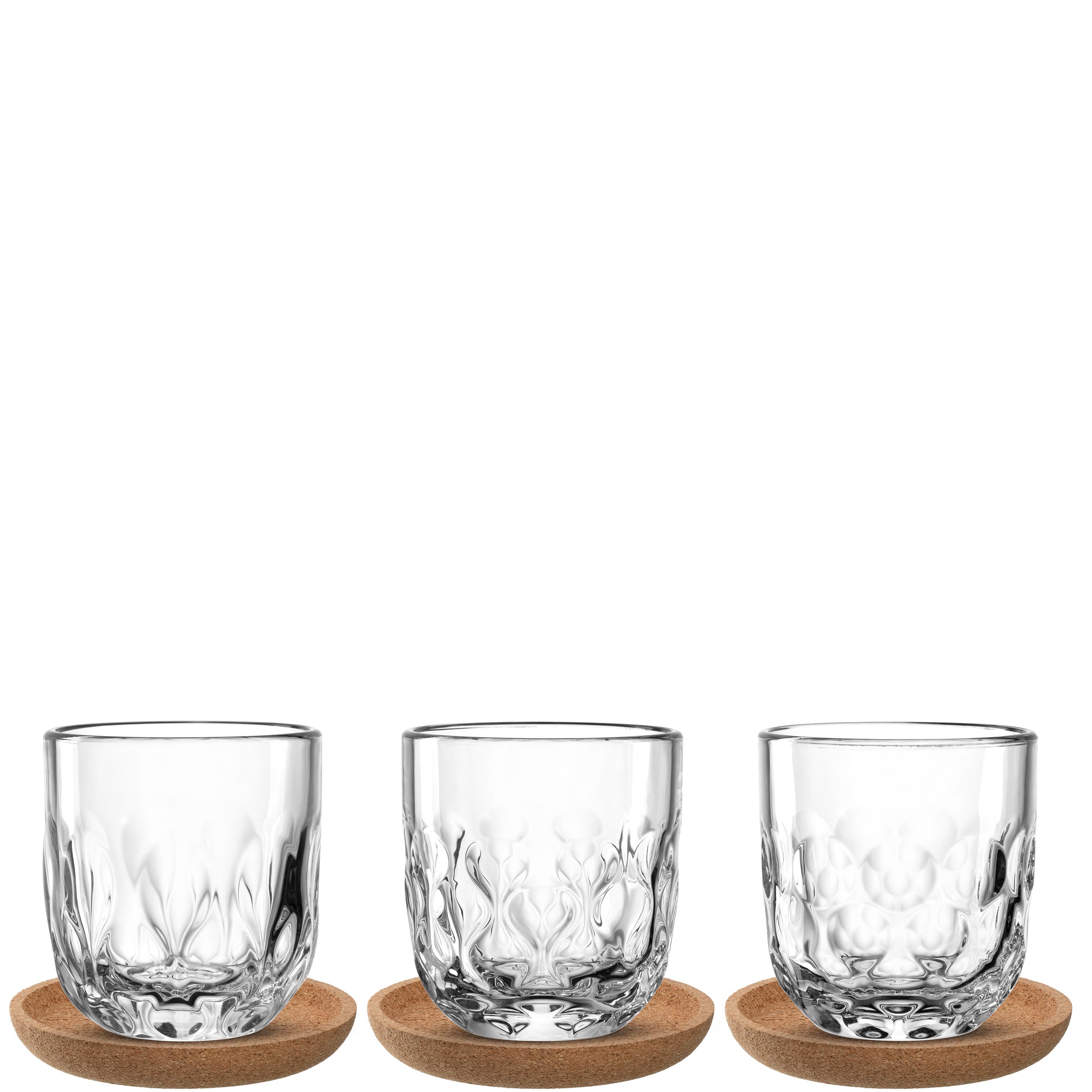 LEONARDO Trinkglas + Untersetzer Gocce 6-tlg.