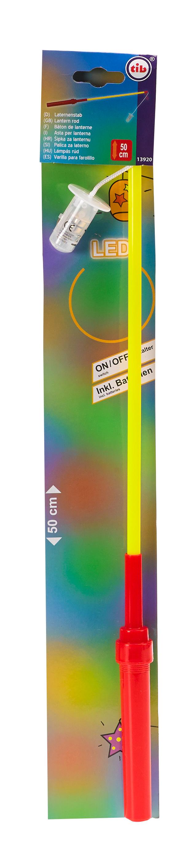 TIB - Laternenstab mit LED-Licht, 50 cm