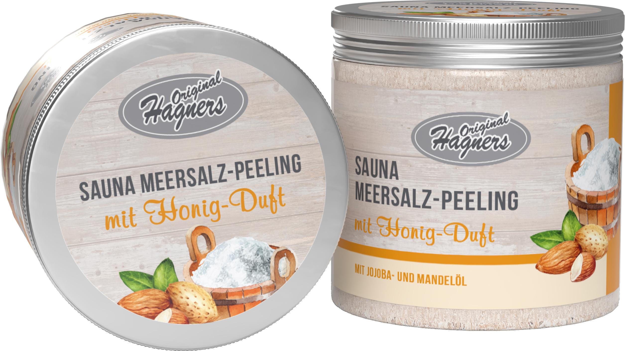 Original Hagners Sauna Meersaz-Peeling mit Honig-Duft