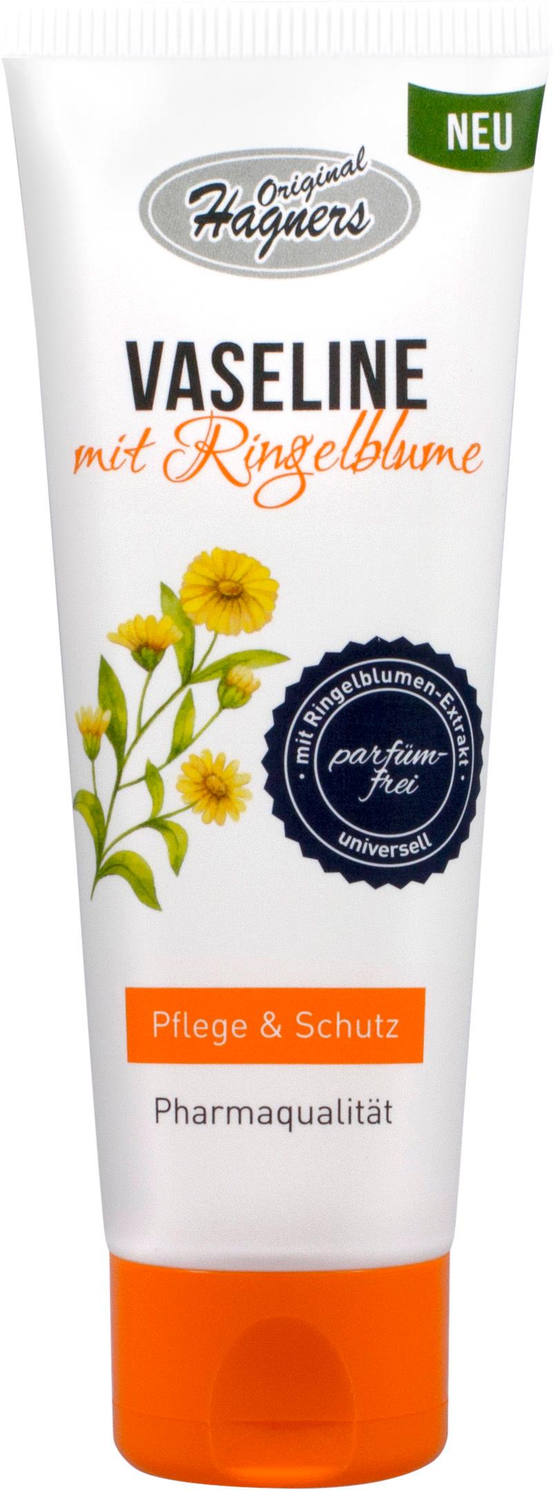 Original Hagners Vaseline mit Ringelblume