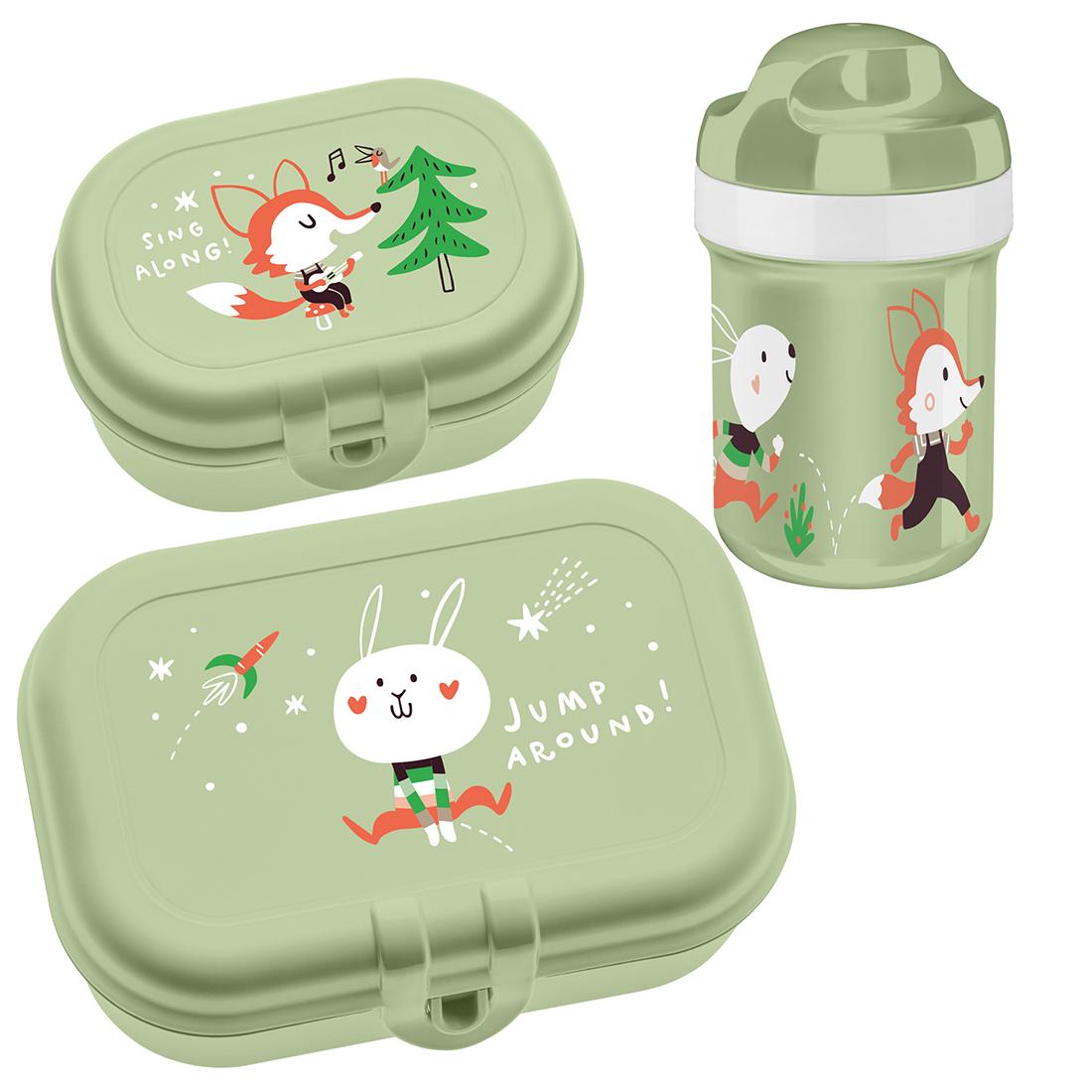 koziol Lunchbox-Set + Trinkflasche 200ml