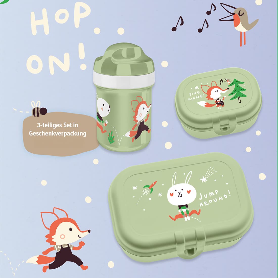 Produktbild koziol Lunchbox-Set + Trinkflasche 200ml 3 von 3