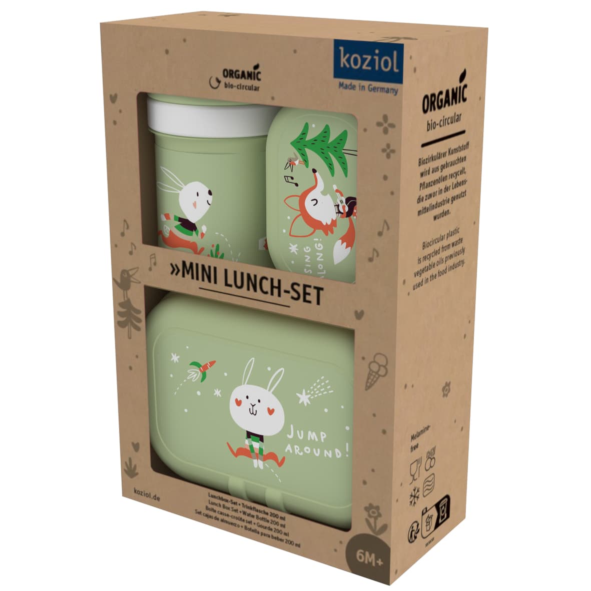 Produktbild koziol Lunchbox-Set + Trinkflasche 200ml 2 von 3