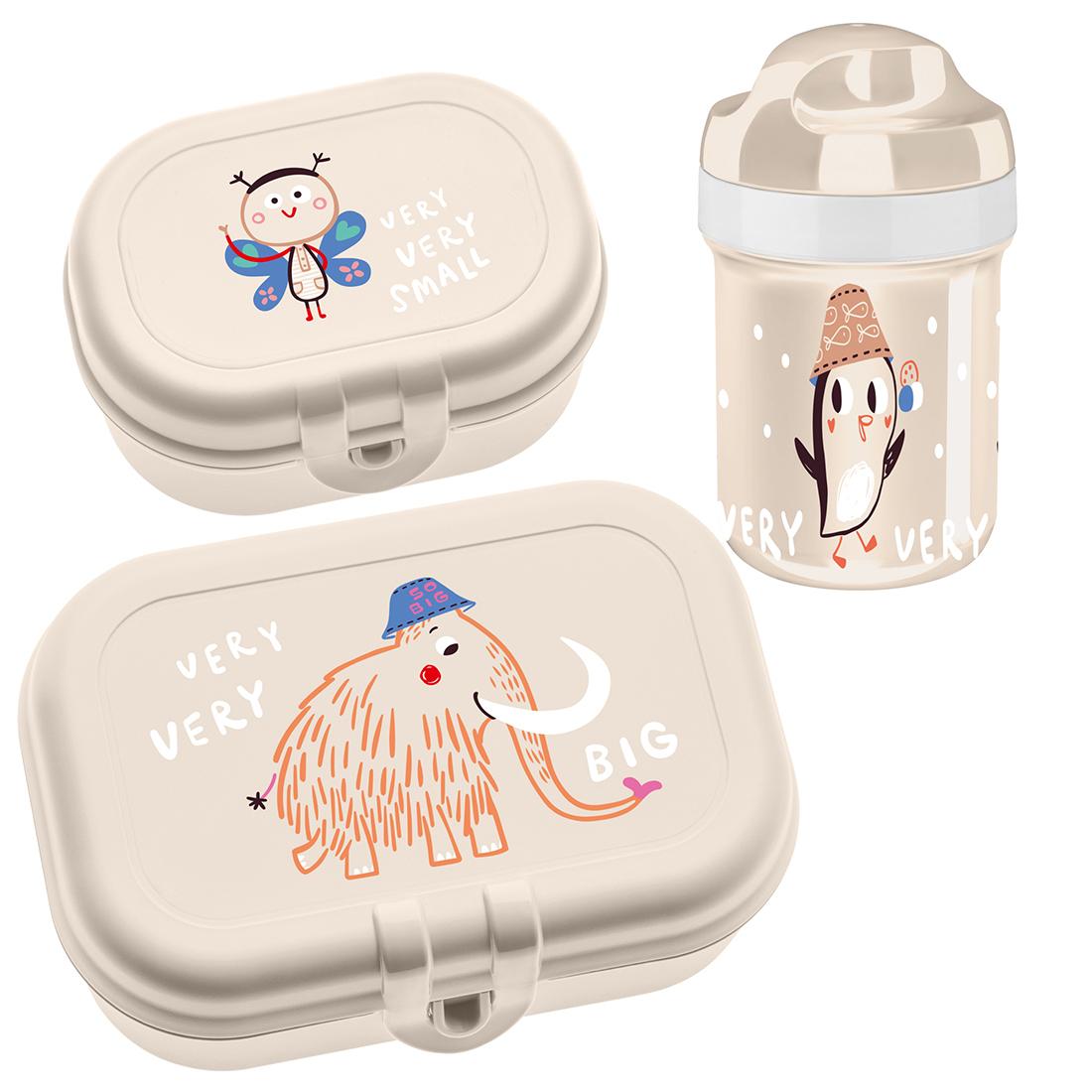 koziol Lunchbox-Set + Trinkflasche 200ml