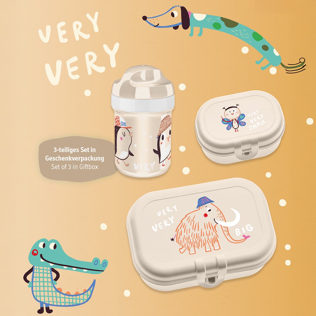 Produktbild koziol Lunchbox-Set + Trinkflasche 200ml 3 von 3
