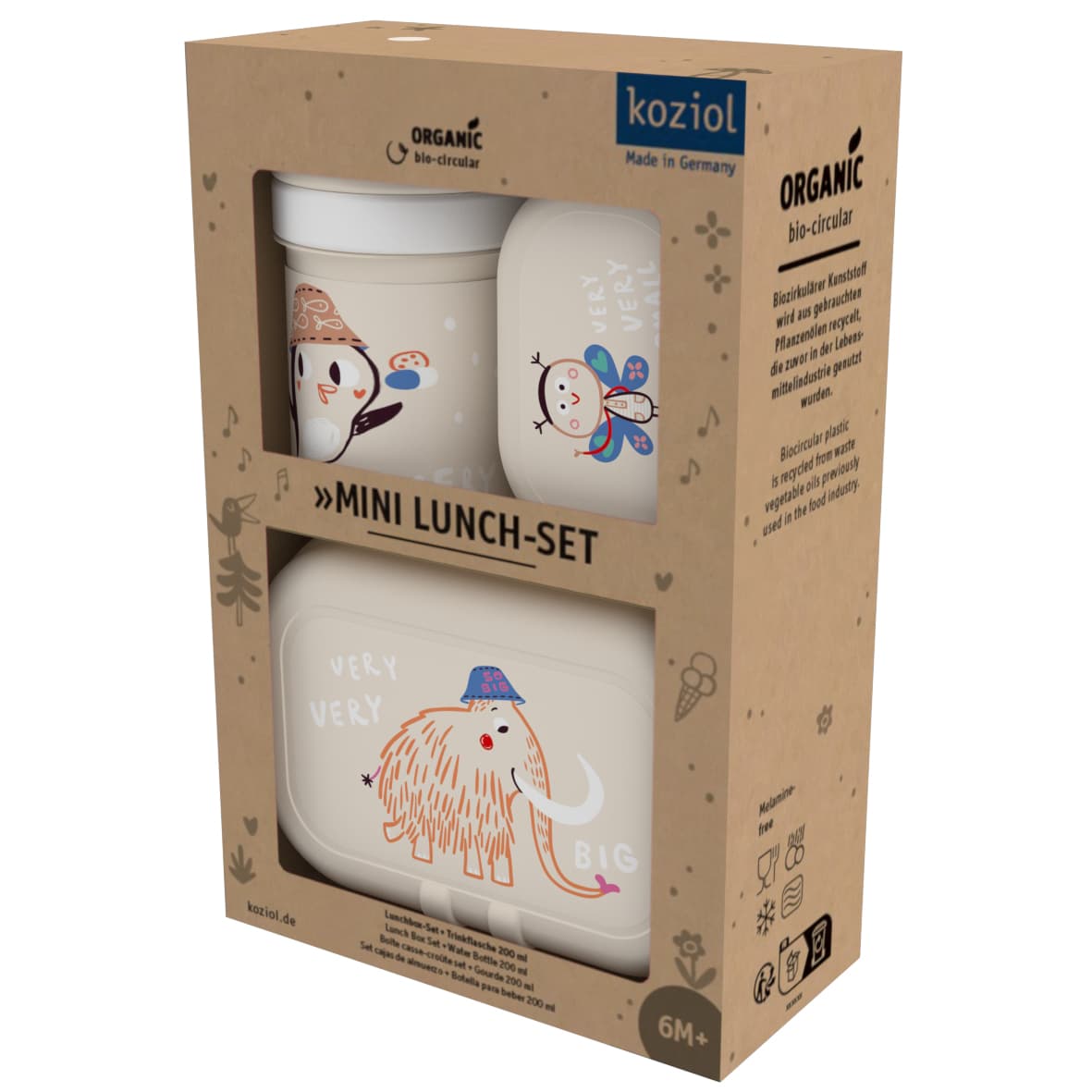 Produktbild koziol Lunchbox-Set + Trinkflasche 200ml 2 von 3