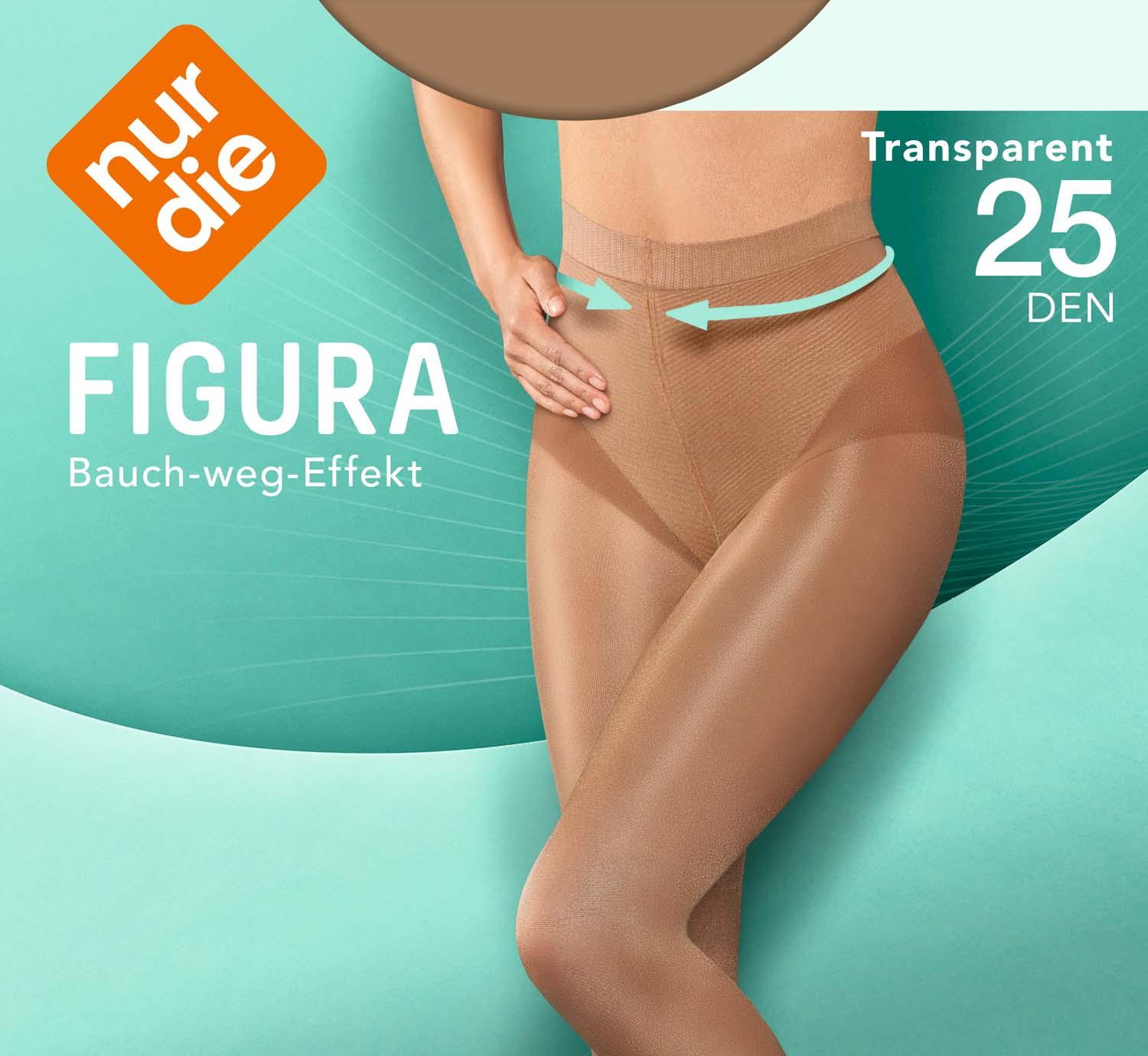 NUR DIE Damen figurformende Feinstrumpfhose Figura 25 DEN