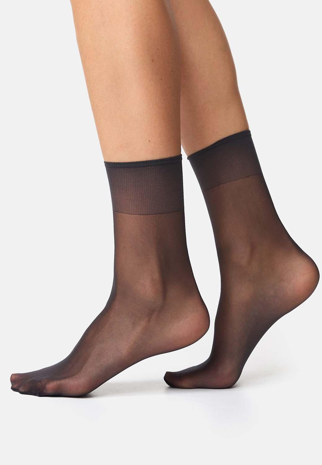 Produktbild NUR DIE Damen Söckchen Seidenfein 15 DEN 4 von 6