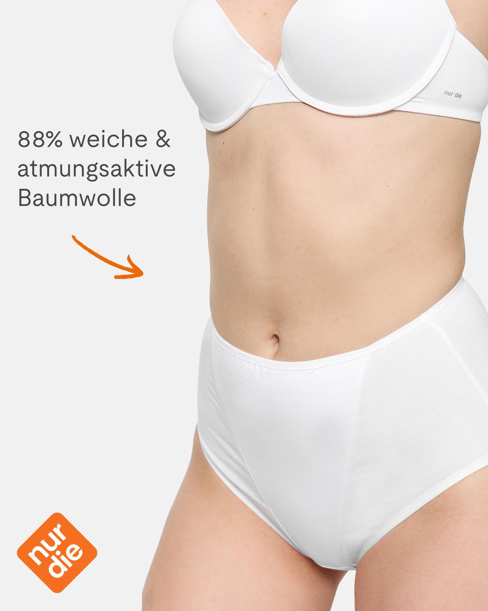 Produktbild NUR DIE Damen Formslip Cotton aus Baumwolle mit Shaping-Effekt 3 von 4