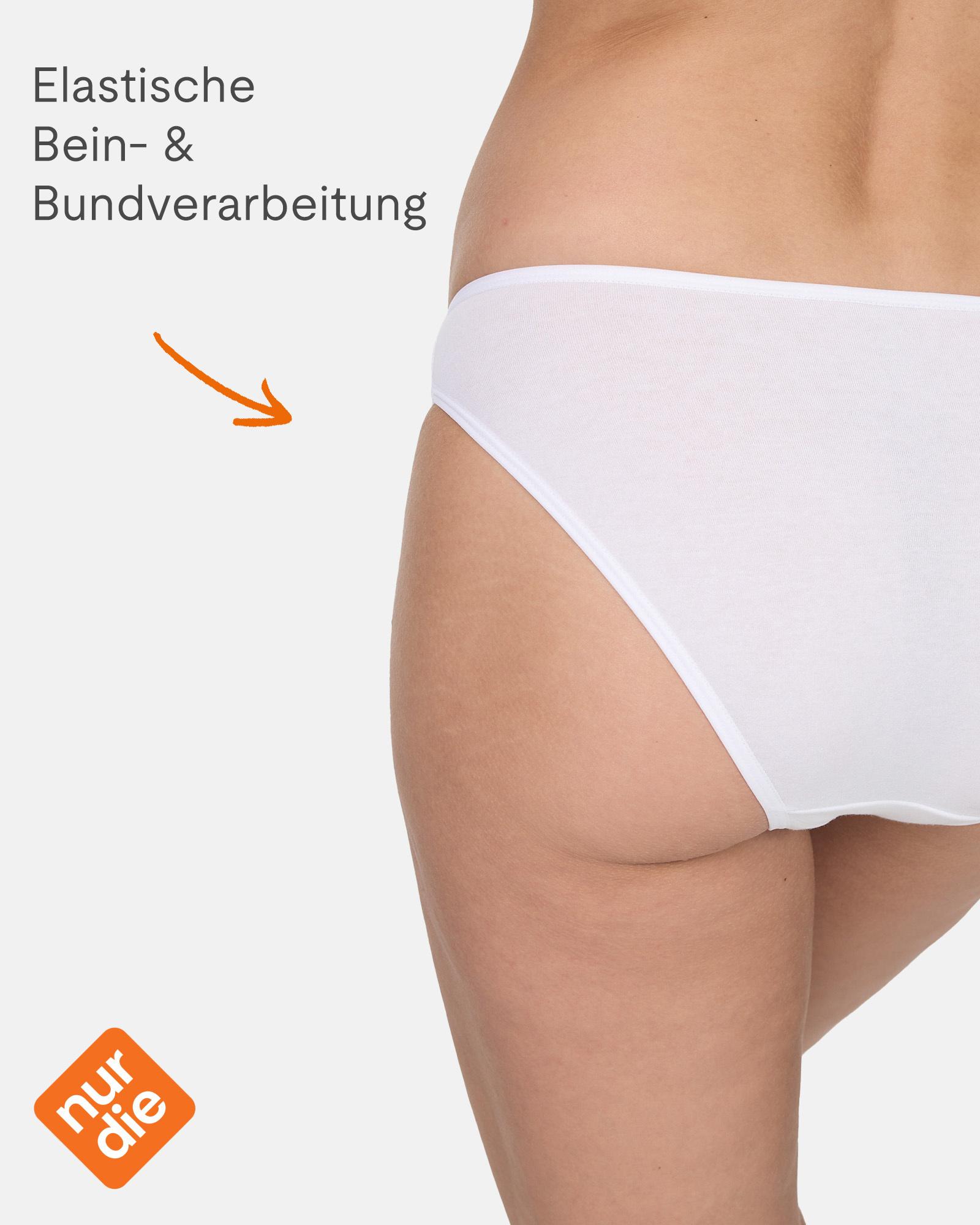Produktbild NUR DIE Damen Mini Slip aus Baumwolle 2er Pack 2 von 3