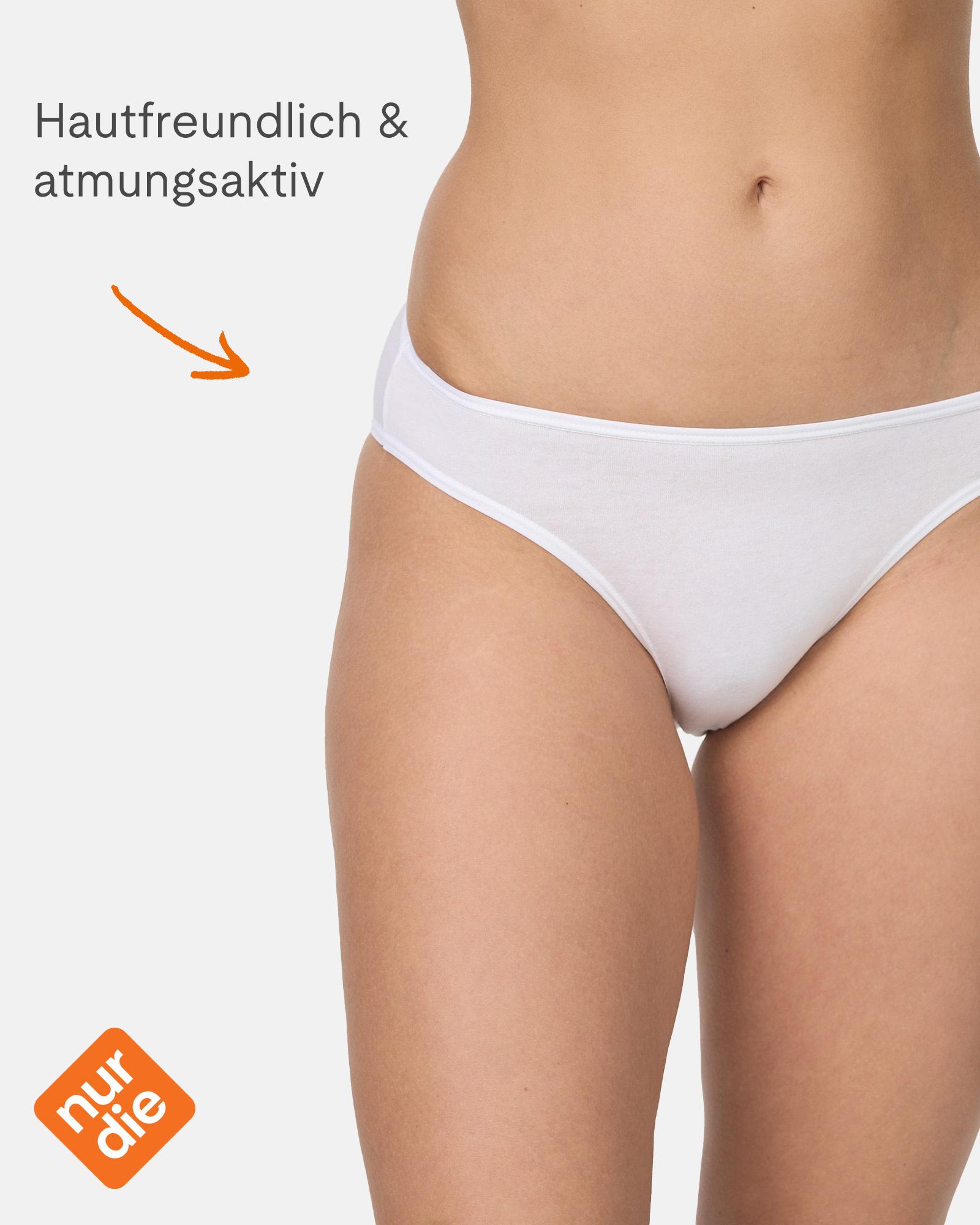 Produktbild NUR DIE Damen Mini Slip aus Baumwolle 2er Pack 3 von 3