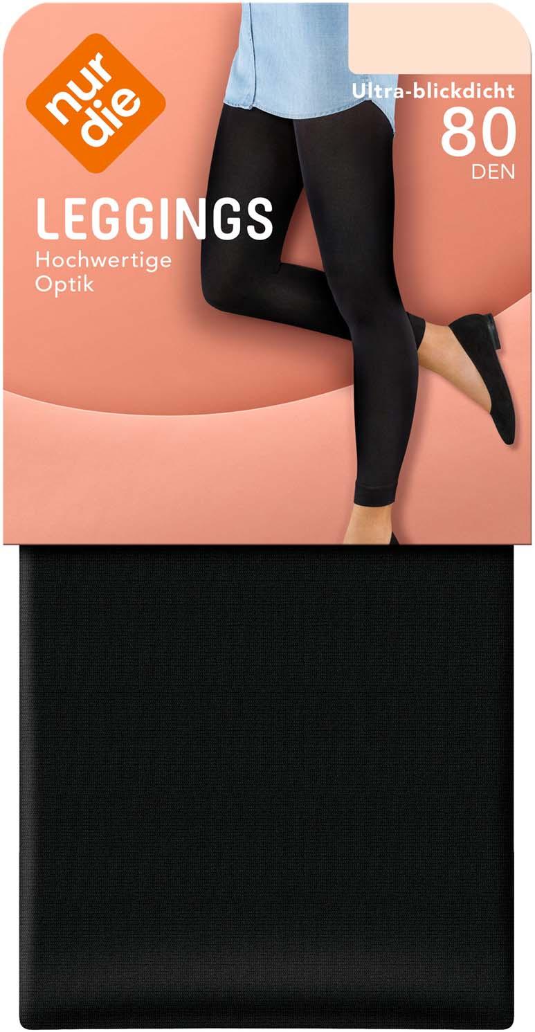 NUR DIE Damen Leggings 80 DEN