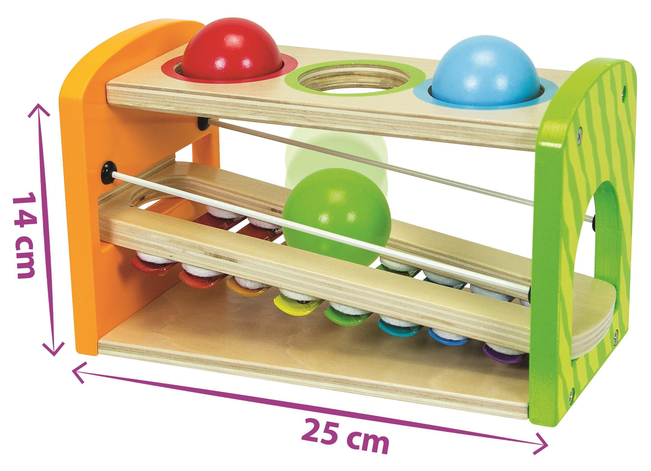 Produktbild Eichhorn Color - Xylophon Klopfbank 8 von 9