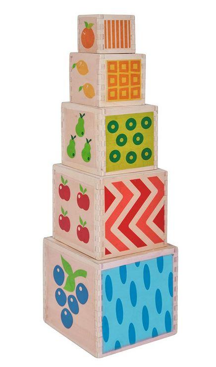 Produktbild Eichhorn - Color Steckturm, 10-teilig 2 von 3
