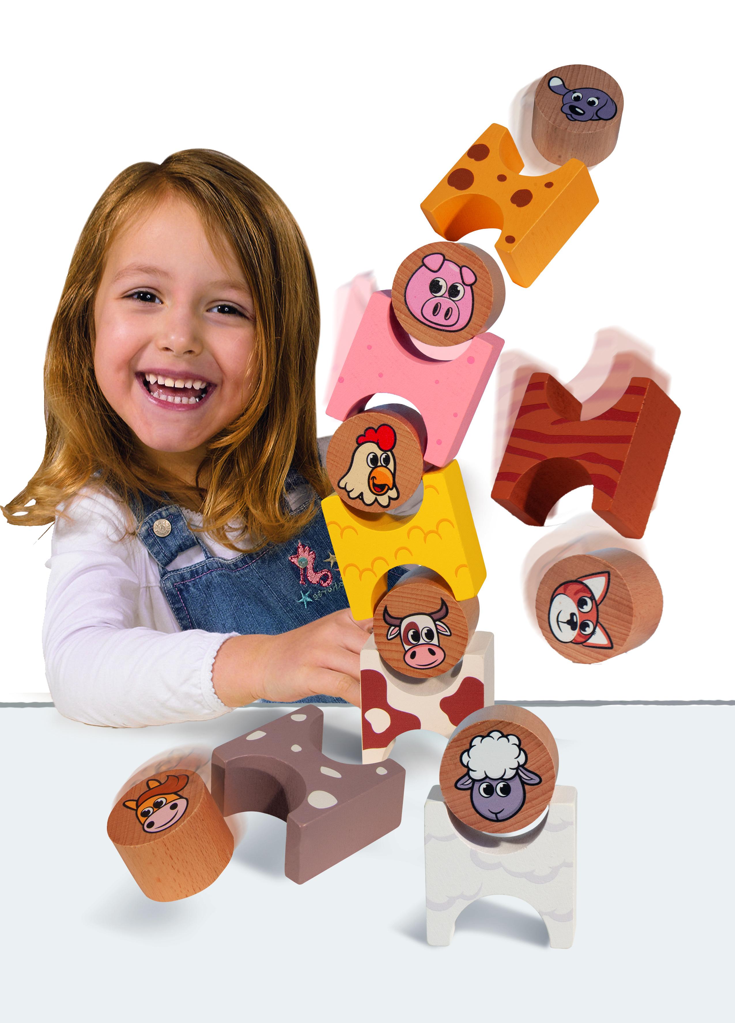 Produktbild Eichhorn - Stapeltiere Bauernhof 2 von 8