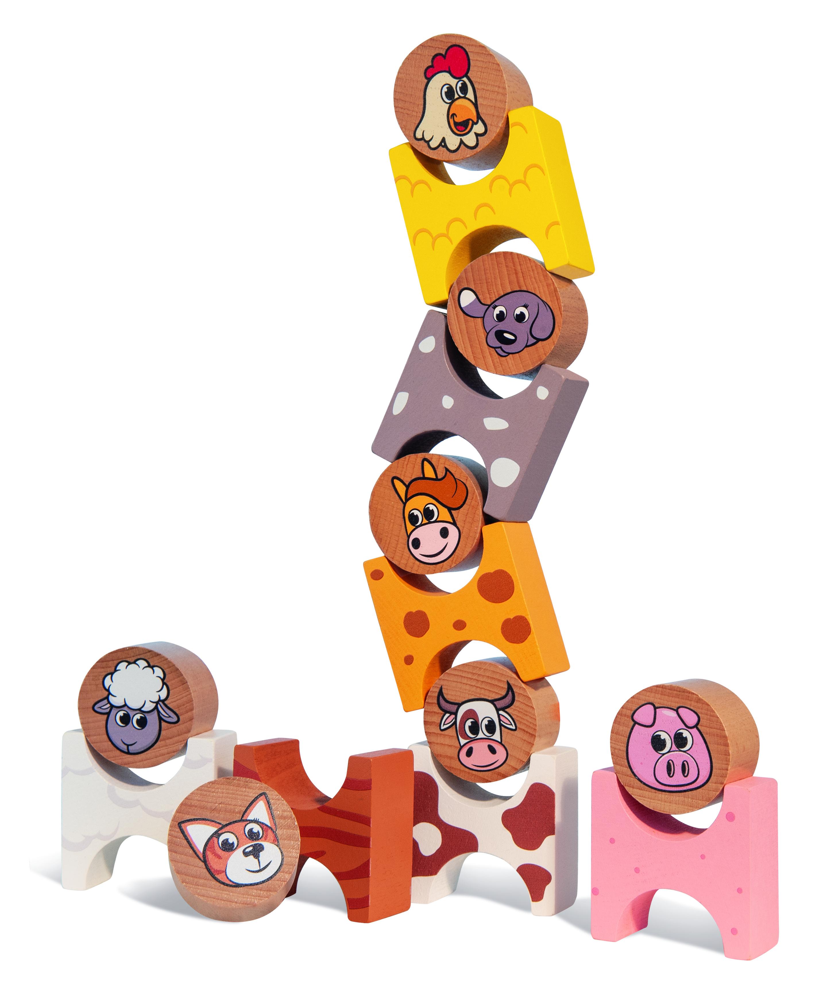 Produktbild Eichhorn - Stapeltiere Bauernhof 3 von 8