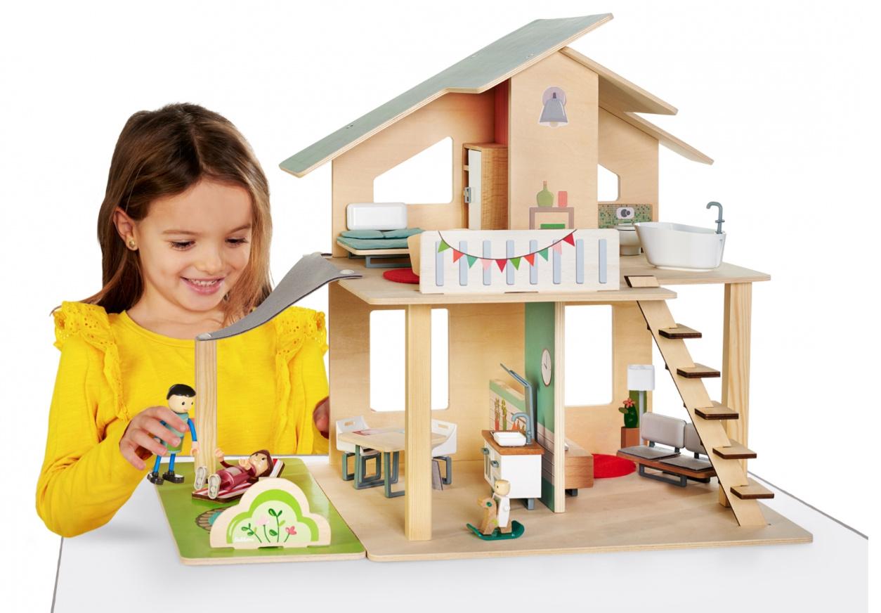 Produktbild Eichhorn - Puppenhaus mit Möbeln 4 von 17