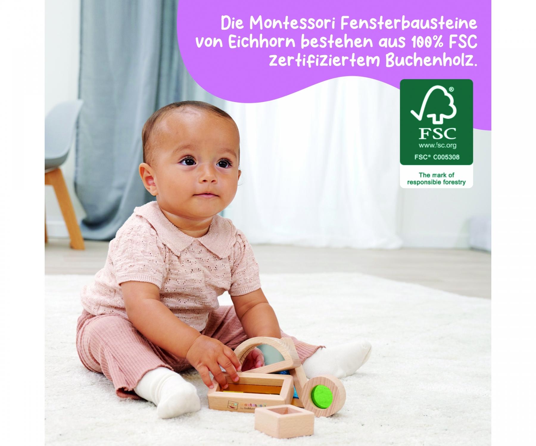 Produktbild Eichhorn - Montessori Fensterbausteine 3 von 6