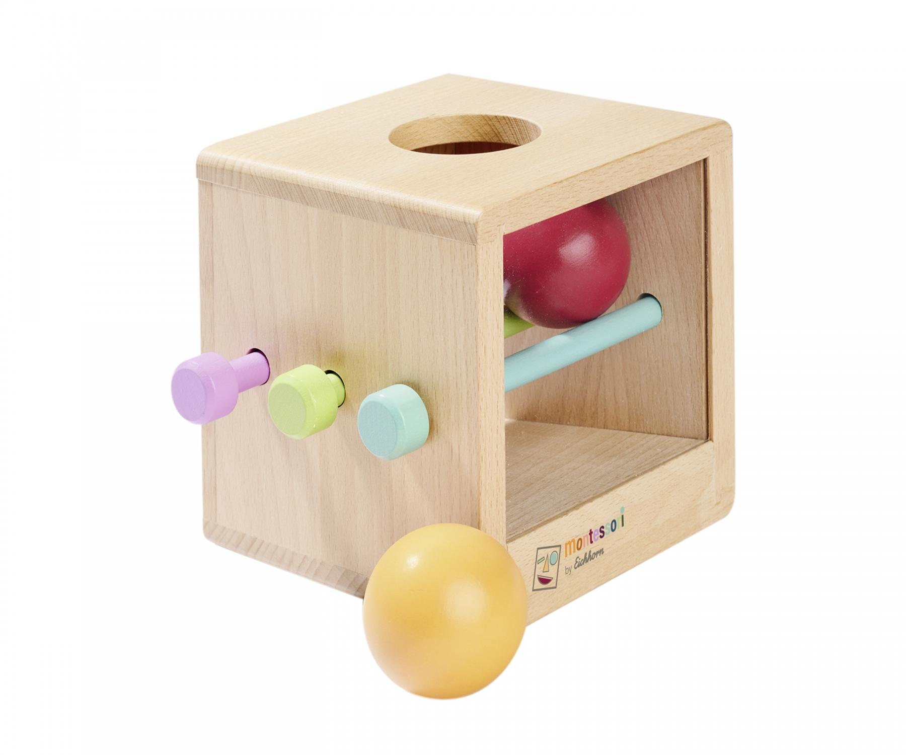 Eichhorn Montessori Box mit Kugeln
