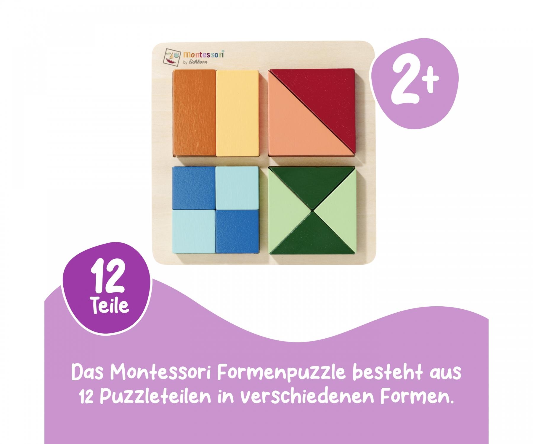 Produktbild Eichhorn Montessori Formenpuzzle 6 von 6