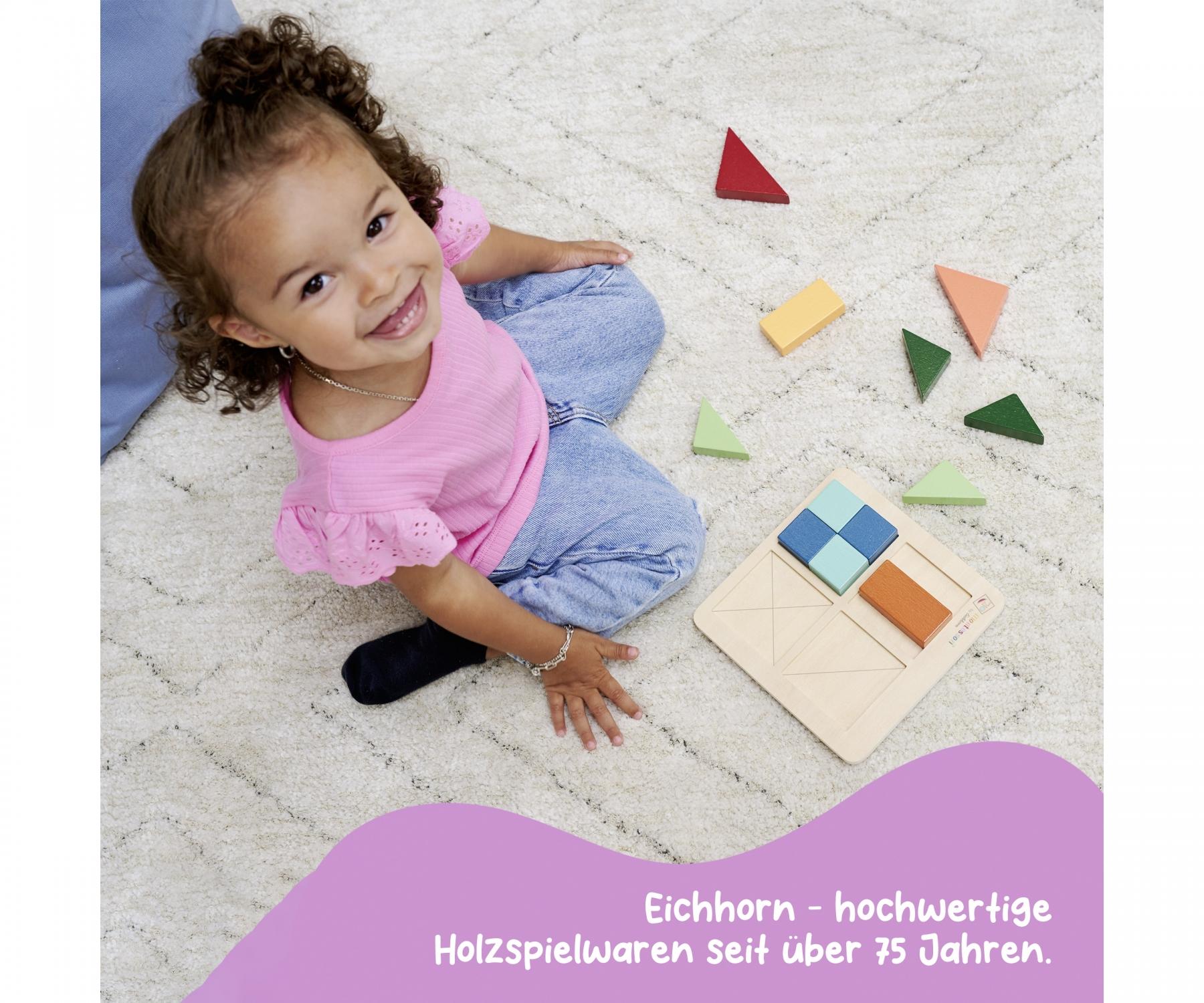Produktbild Eichhorn Montessori Formenpuzzle 3 von 6