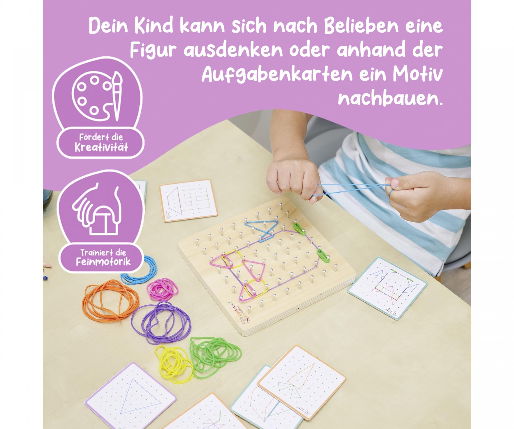 Produktbild Eichhorn Montessori Geometriebrett 5 von 6