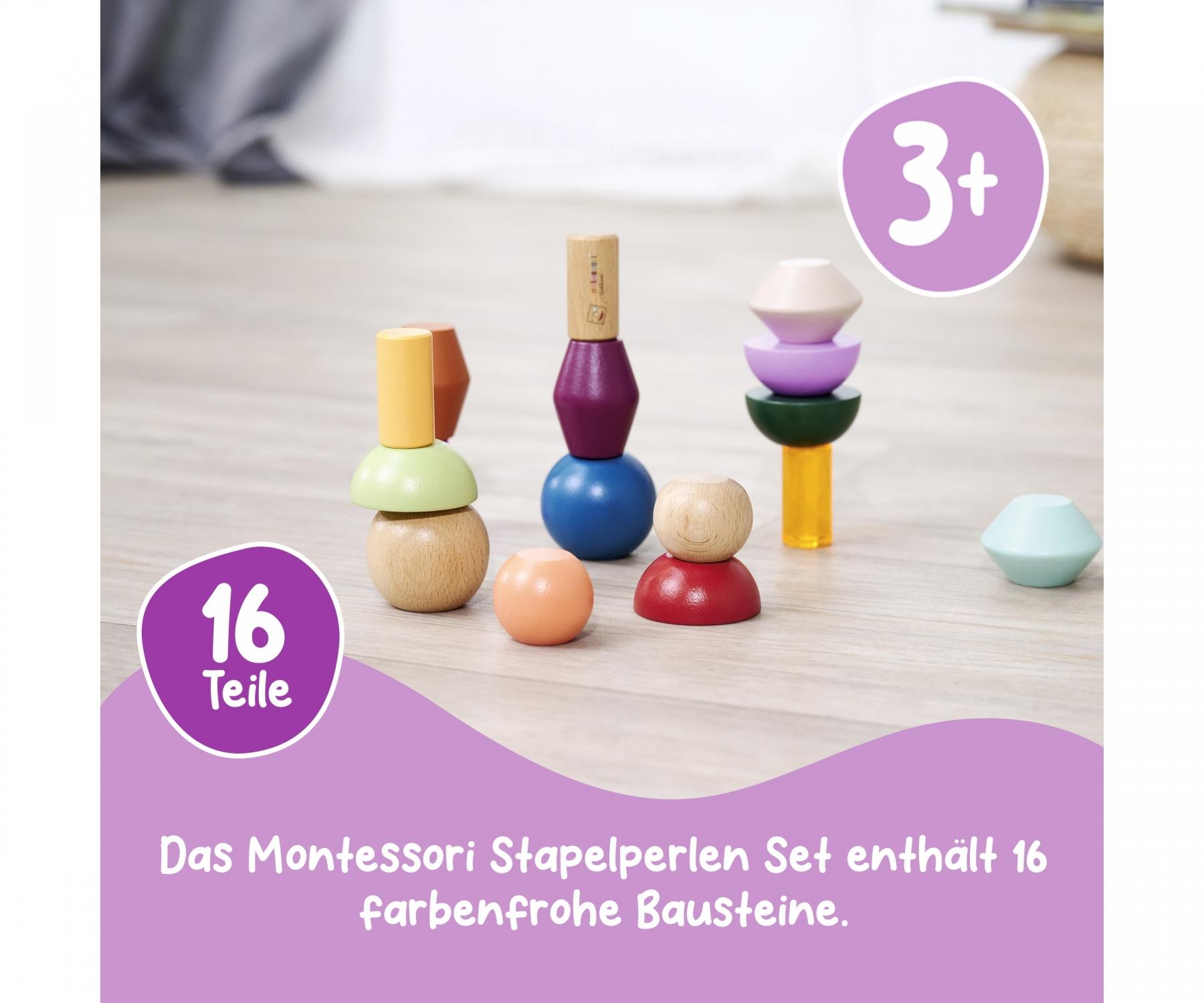 Produktbild Eichhorn Montessori Stapelperlen 6 von 6