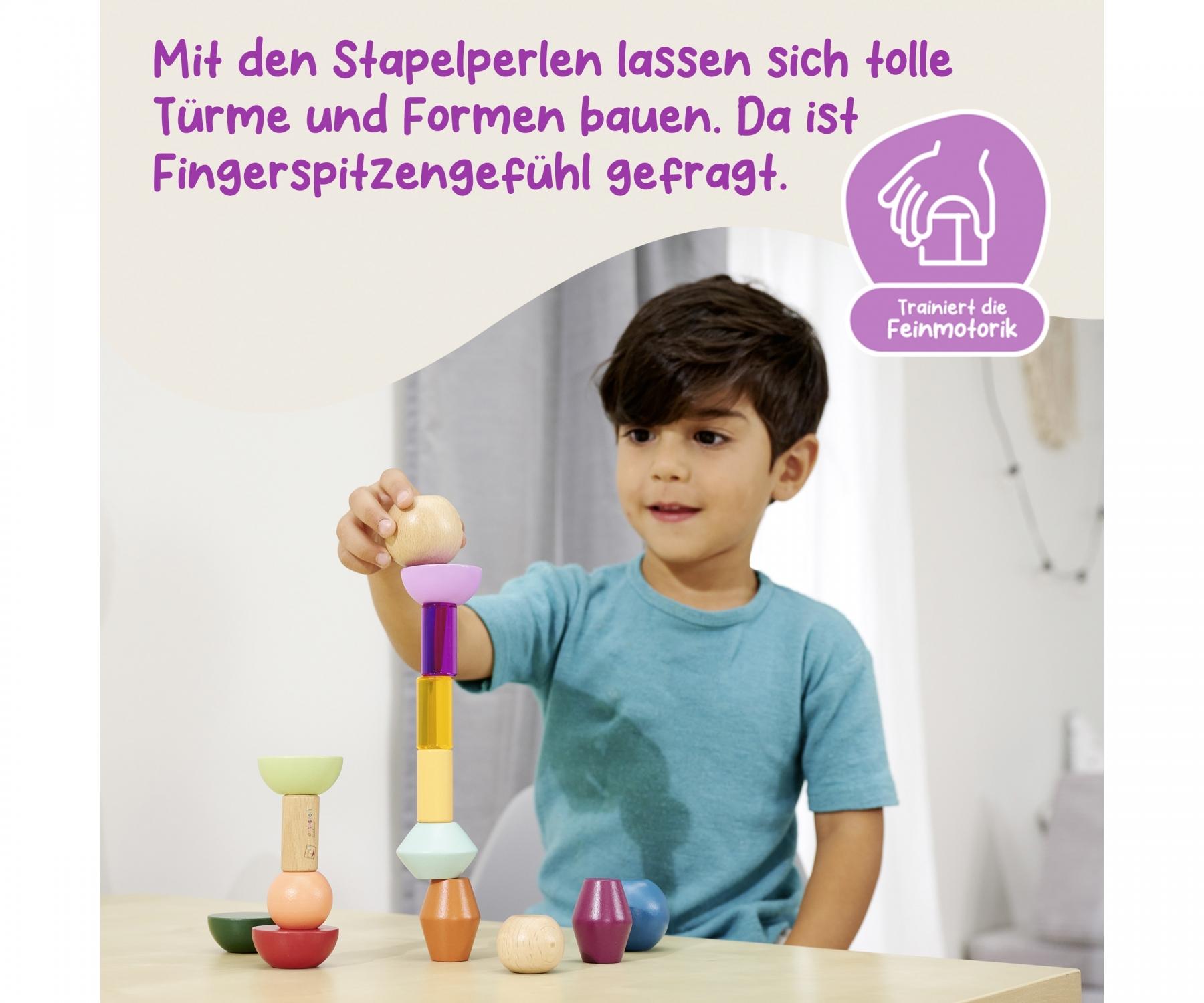 Produktbild Eichhorn Montessori Stapelperlen 5 von 6