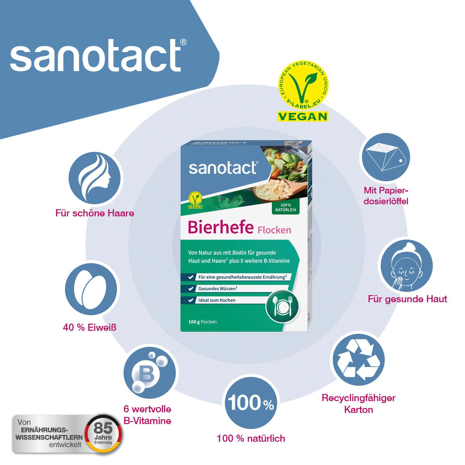 Produktbild sanotact Bierhefe Flocken 9 von 9