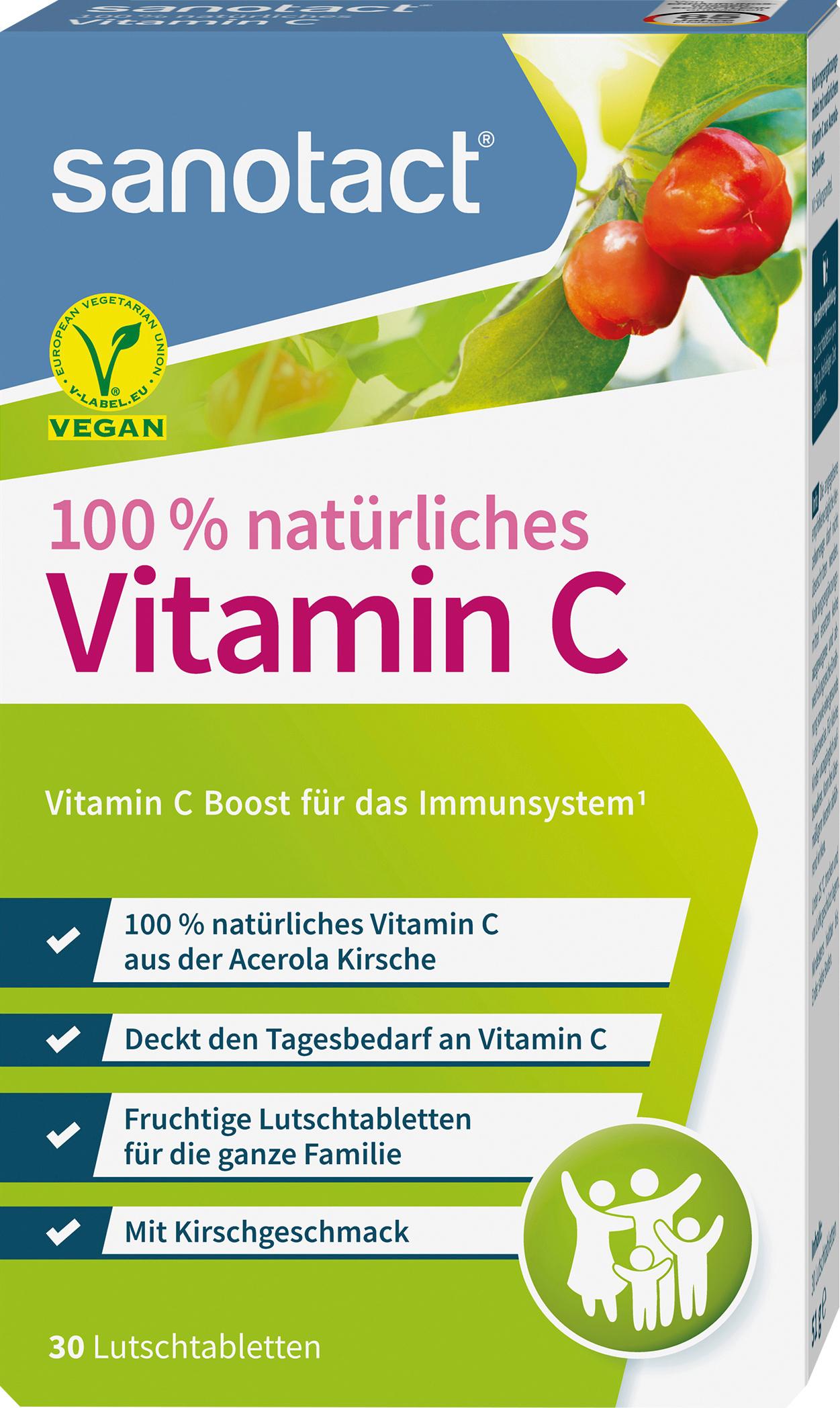 Sanotact 100% natürliches Vitamin C