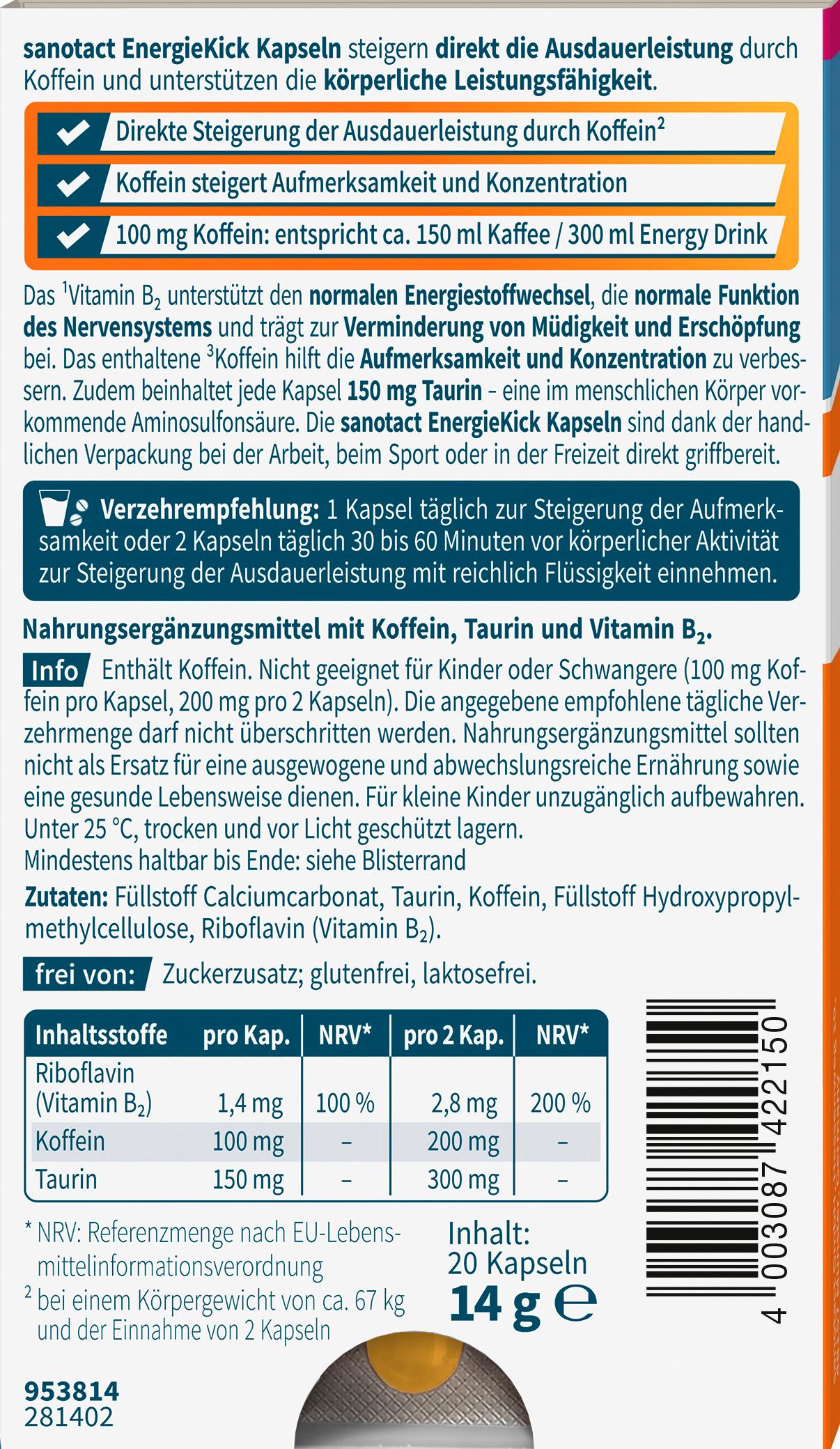 Produktbild sanotact EnergieKick Kapseln 2 von 8