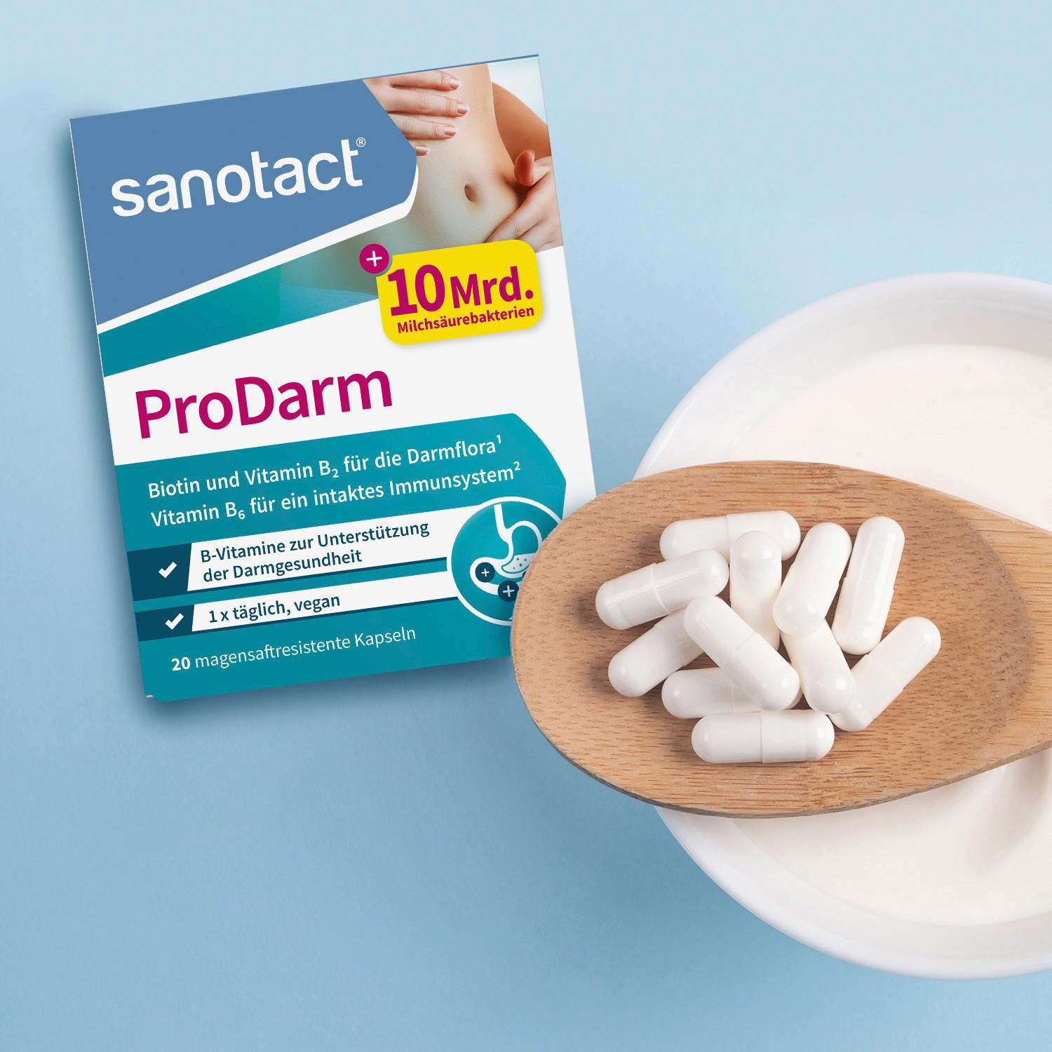 Produktbild sanotact ProDarm Kapseln 10 Milliarden Milchsäurekulturen 7 von 7