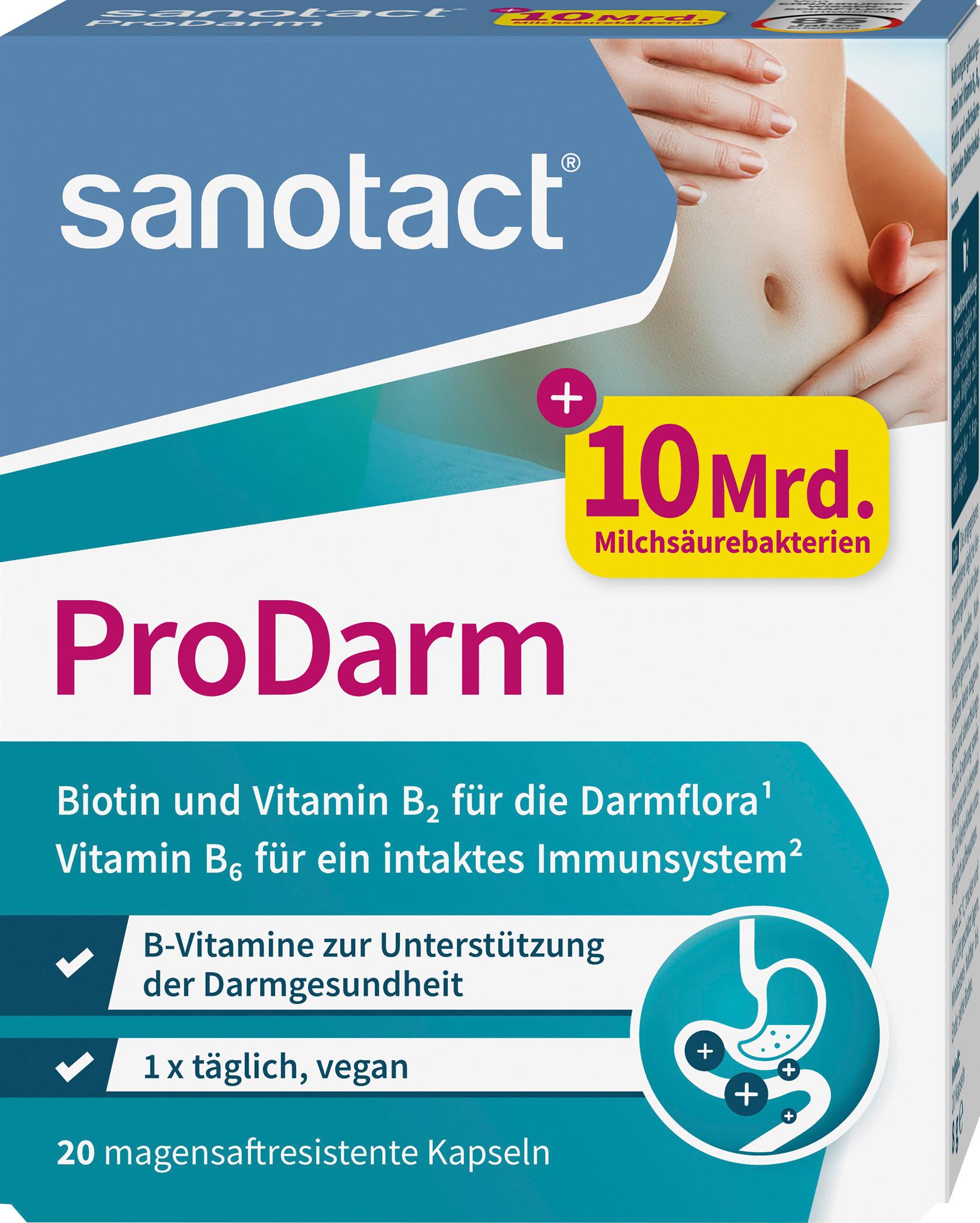 sanotact ProDarm Kapseln 10 Milliarden Milchsäurekulturen