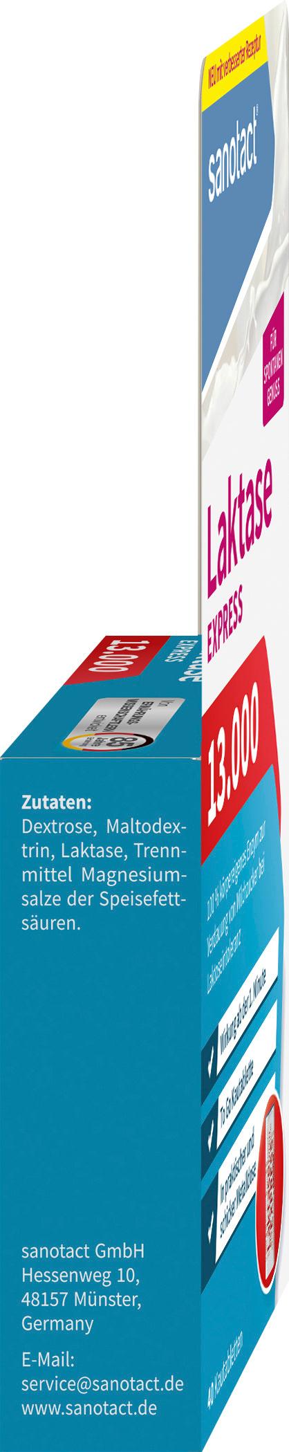 Produktbild Sanotact Express Laktase 13.000 2 von 7