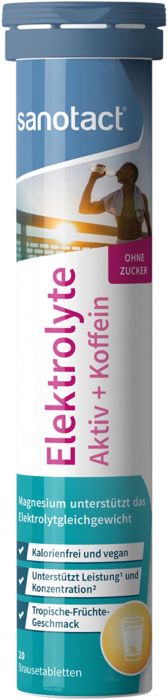 sanotact® Elektrolyte Aktive + Koffein